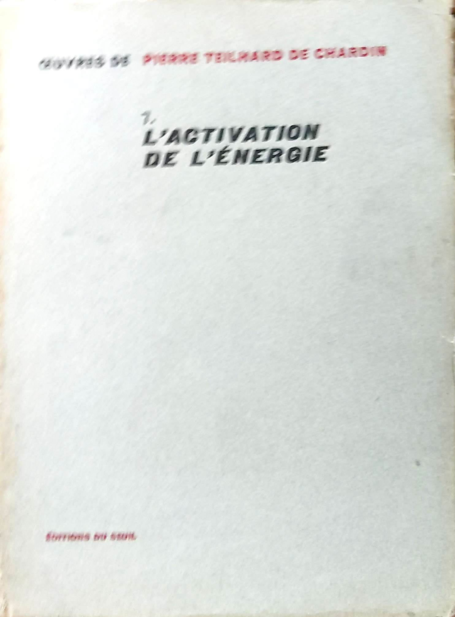 L'activation De L'energie