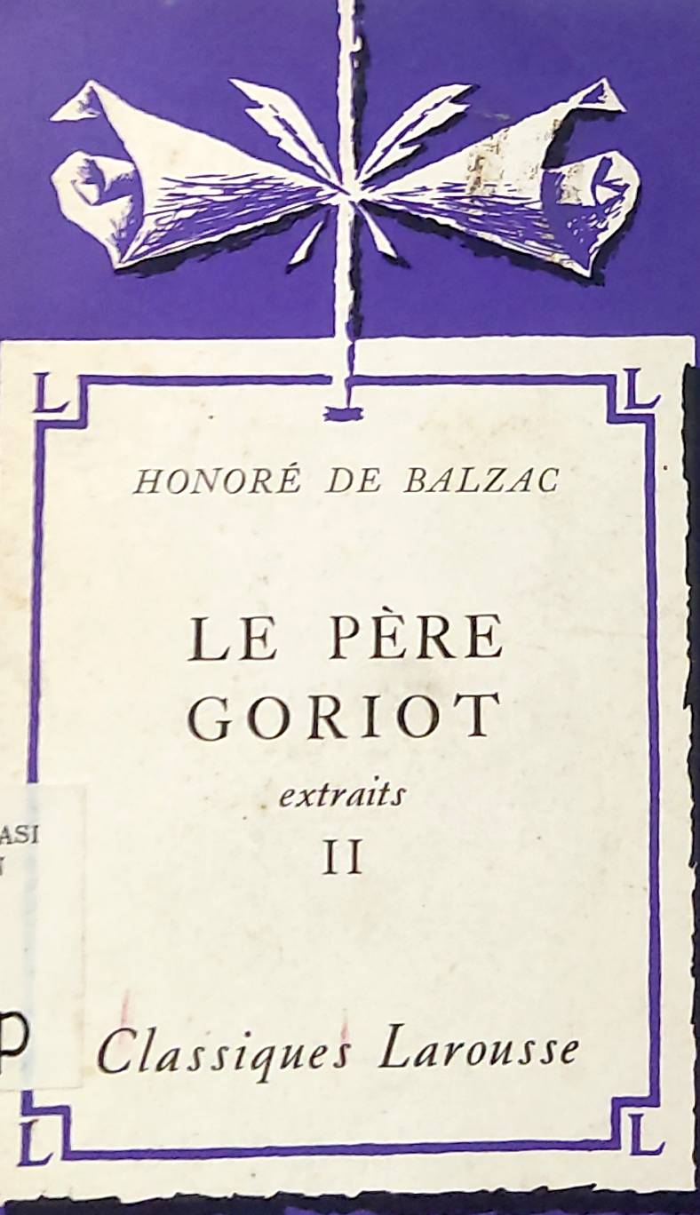 Le Pere Goriot