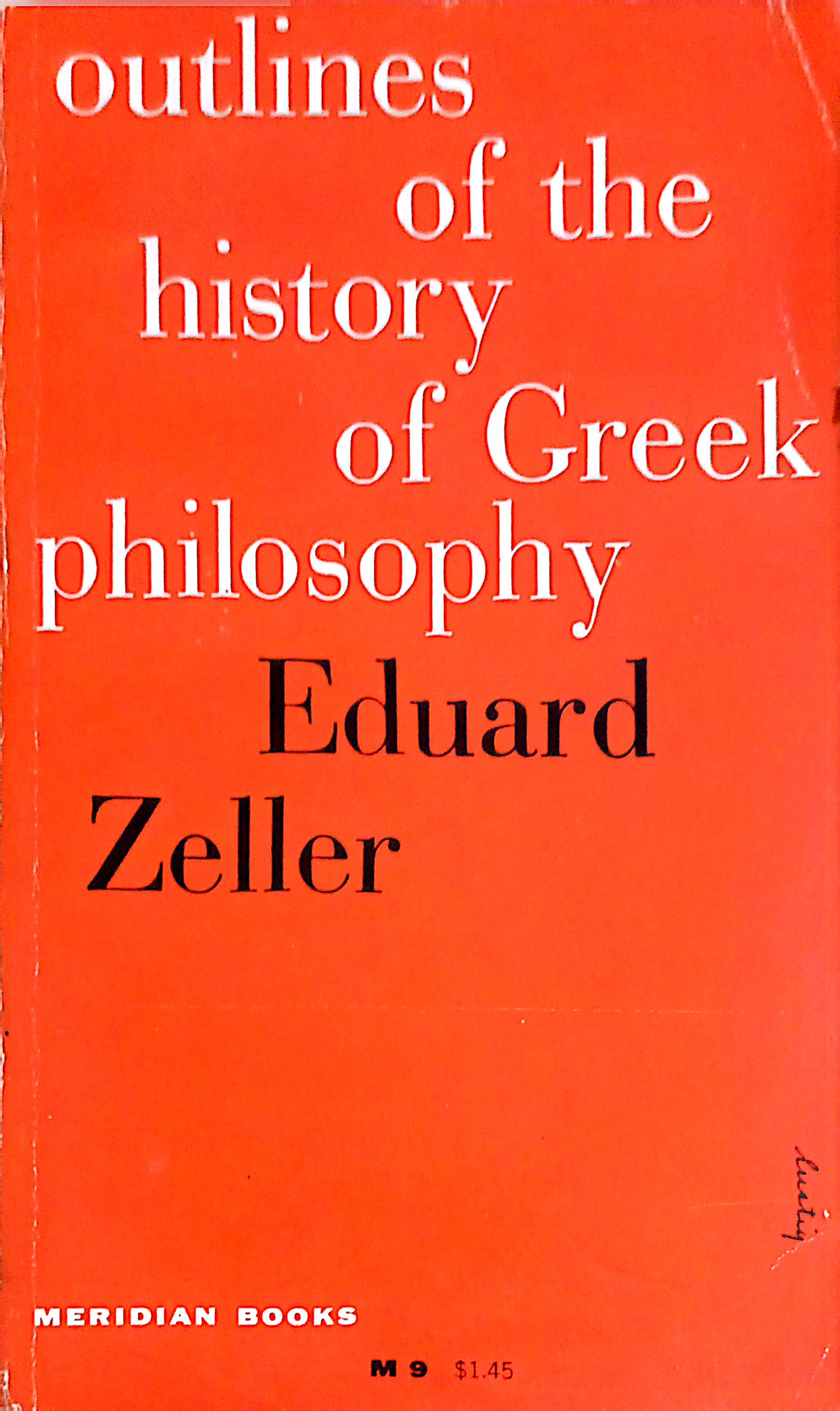 Outlines of The History of Greek Philosophy