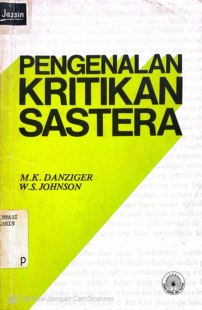 Pengenalan Kritikan Sastera
