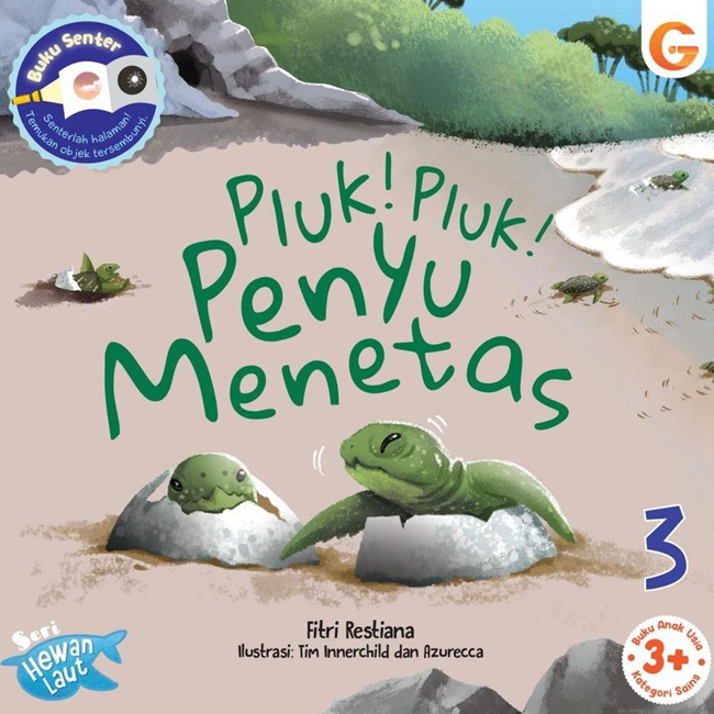 Pluk! Pluk! Penyu Menetas.Seri Hewan Laut