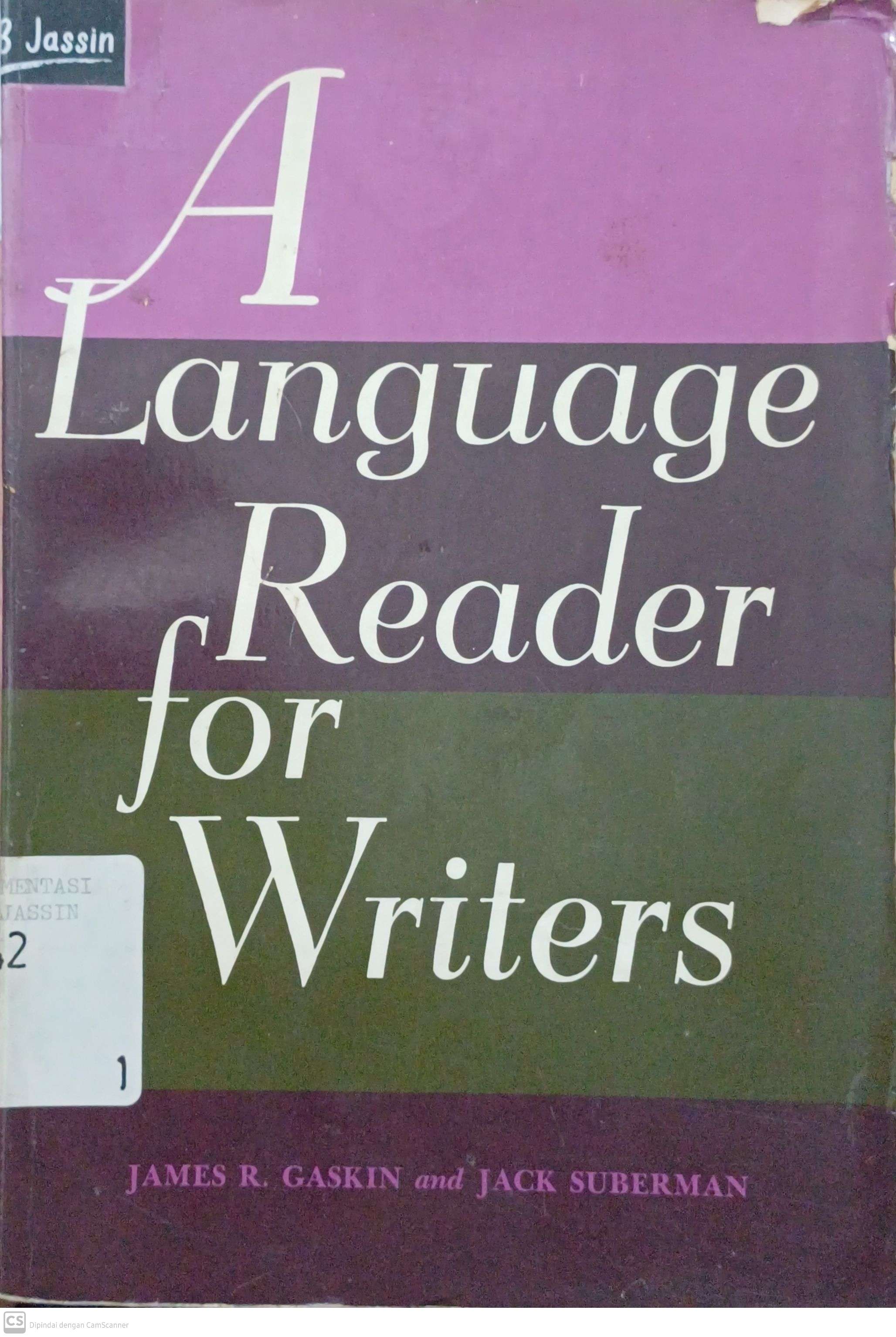 A language Reader for Writes