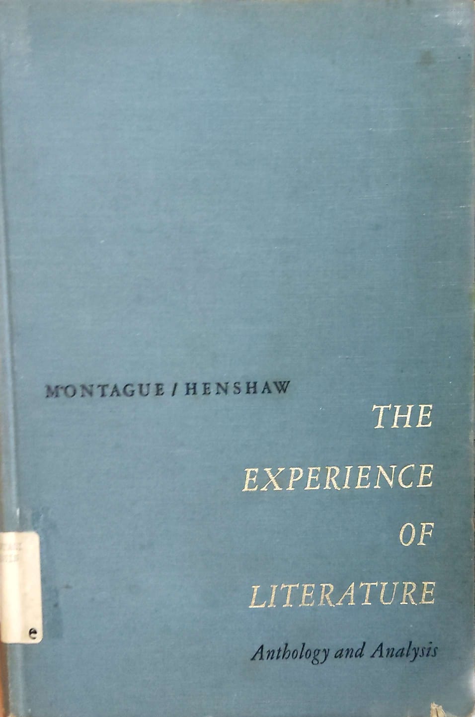 The Experience of Literature
