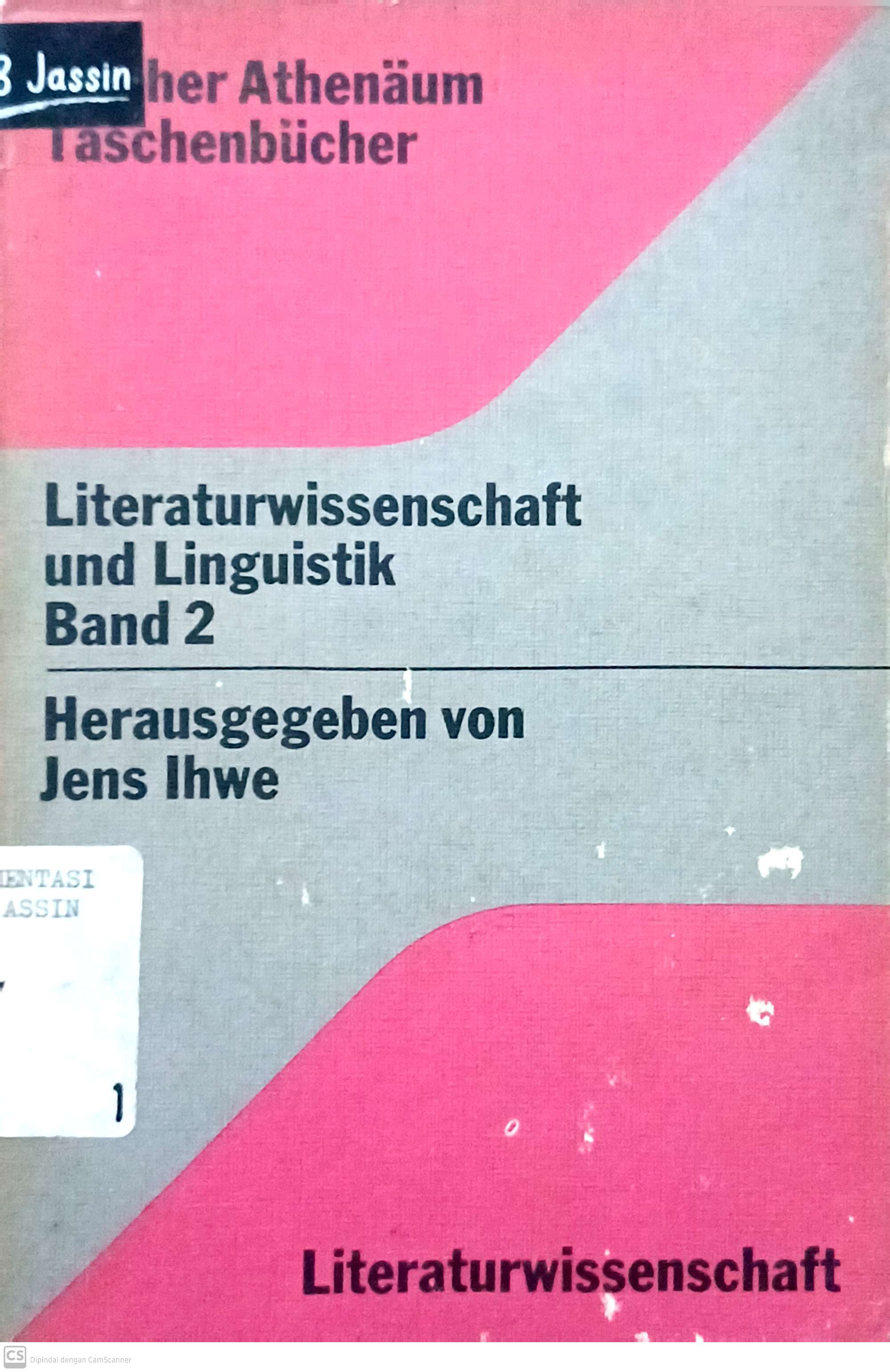 Literaturwissenschaft und Linguistik Band 2