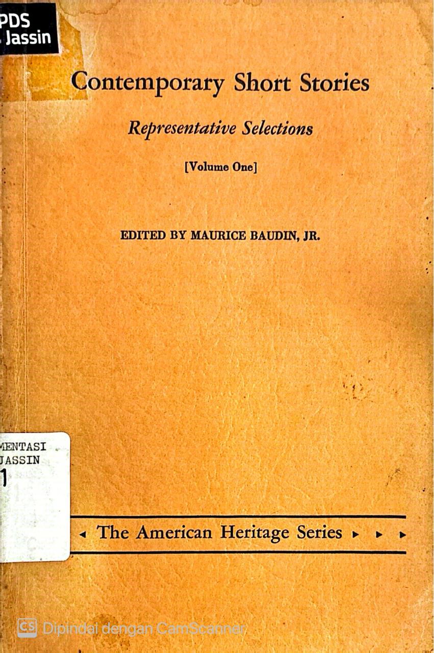Contemporary Short Stories : Representative Collection Volume I