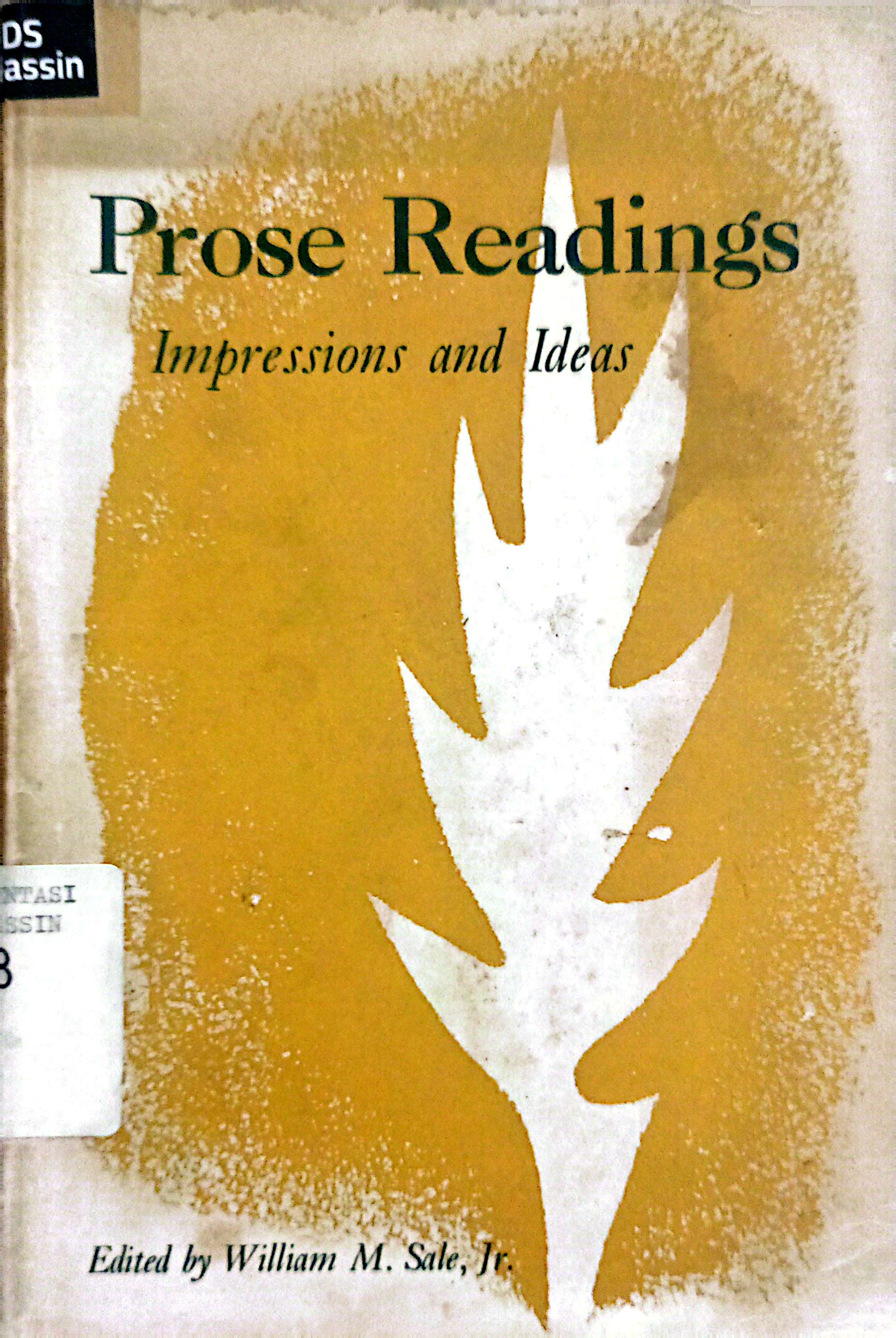 Prose Readings : Impressions And Ideas