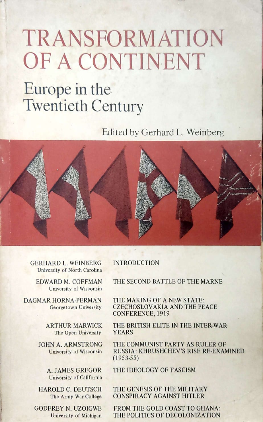 Transformation of a Continent: Europe in the Twentieth Century