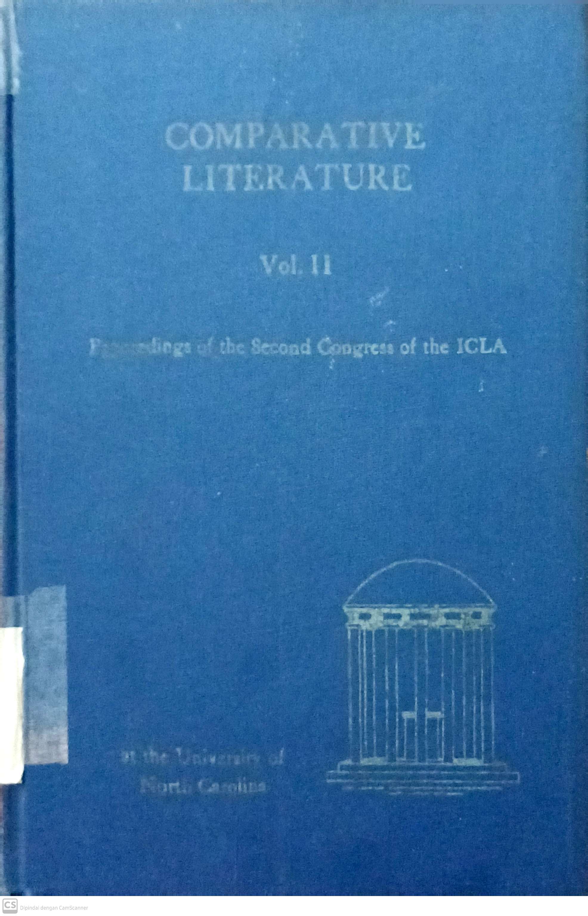 Comparative literature : Vol 2