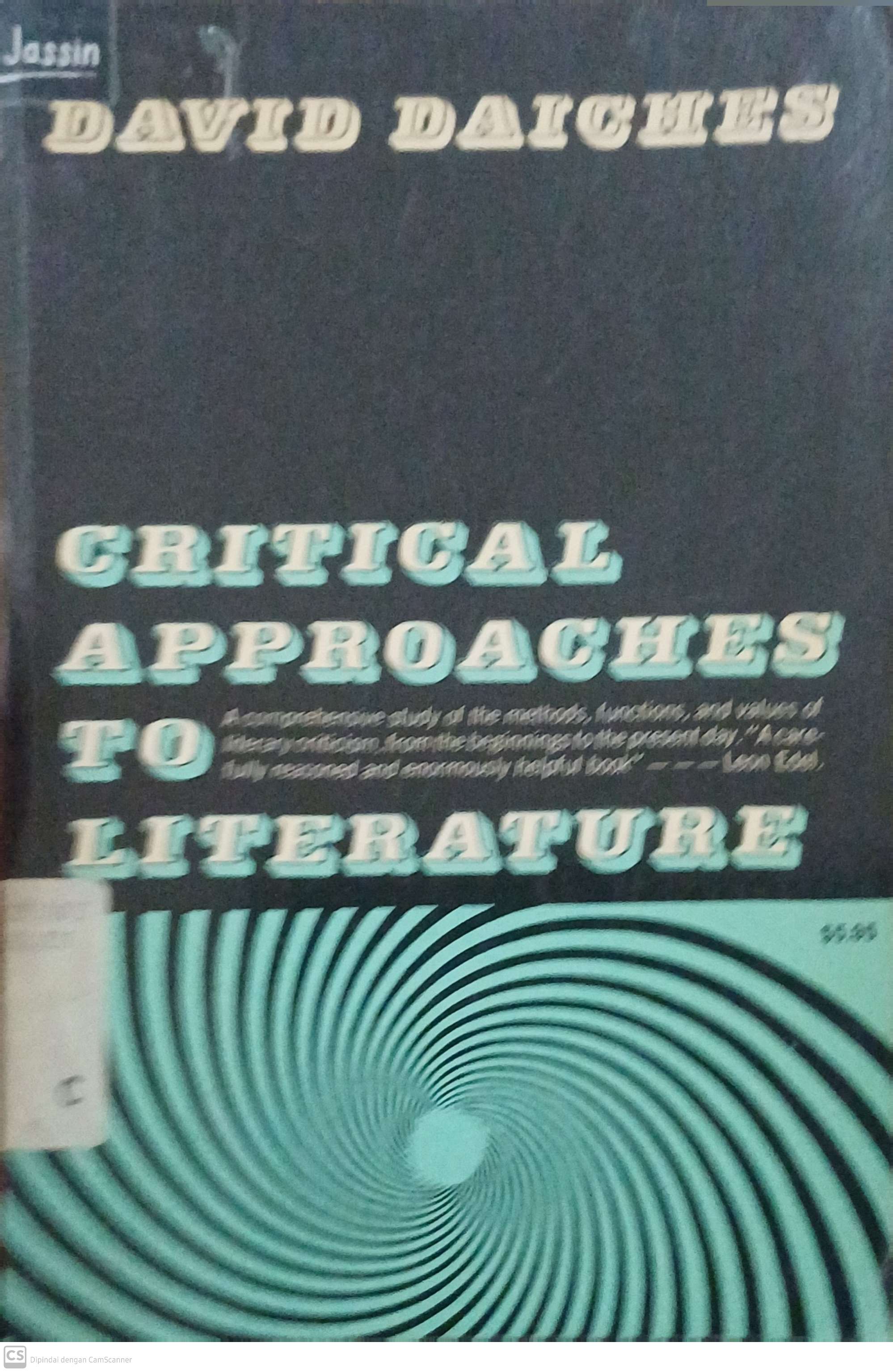 Critical Approaches to Literature