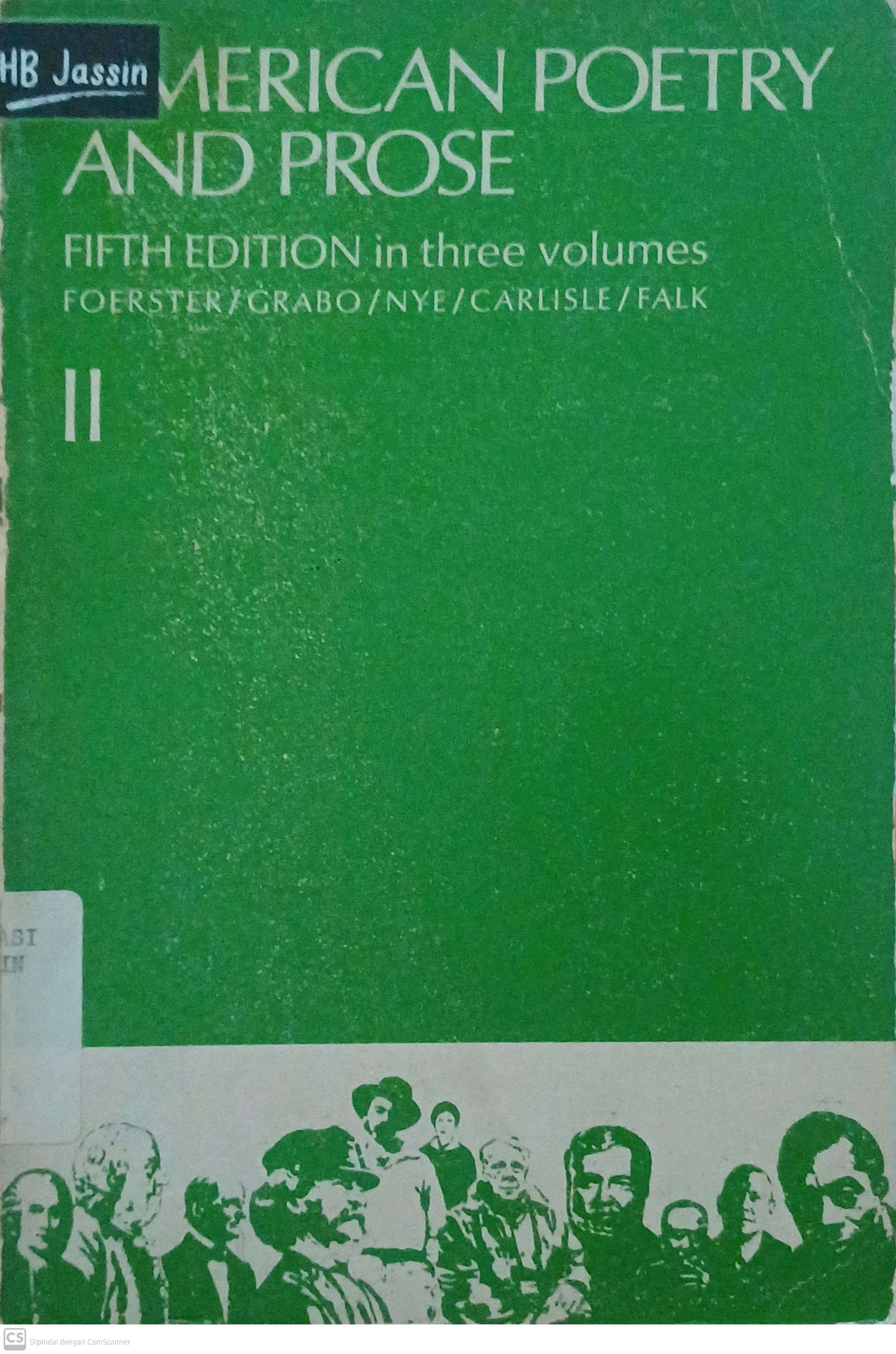 American poetry and prose : fifth edition vol II