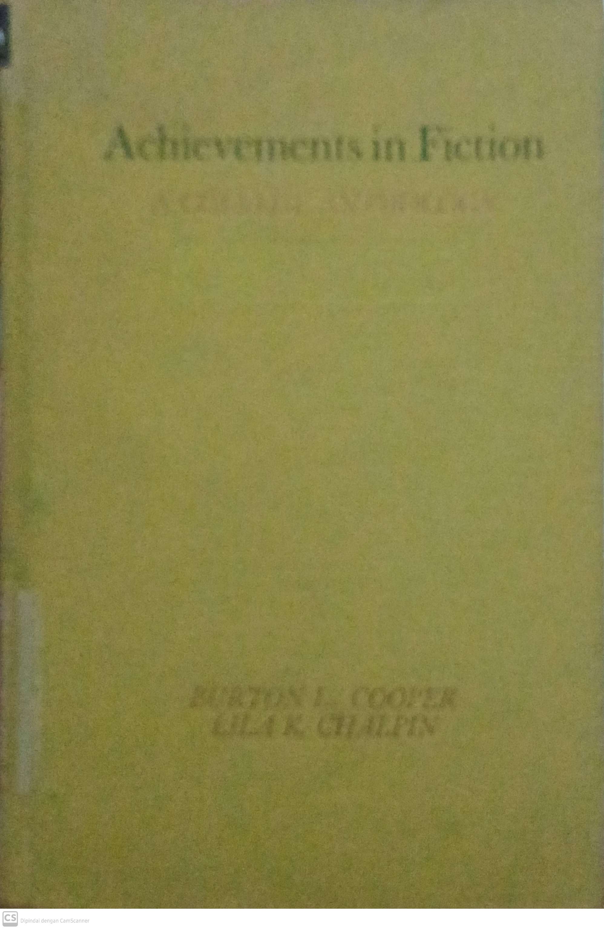 Achievement in Fiction : A College Anthology