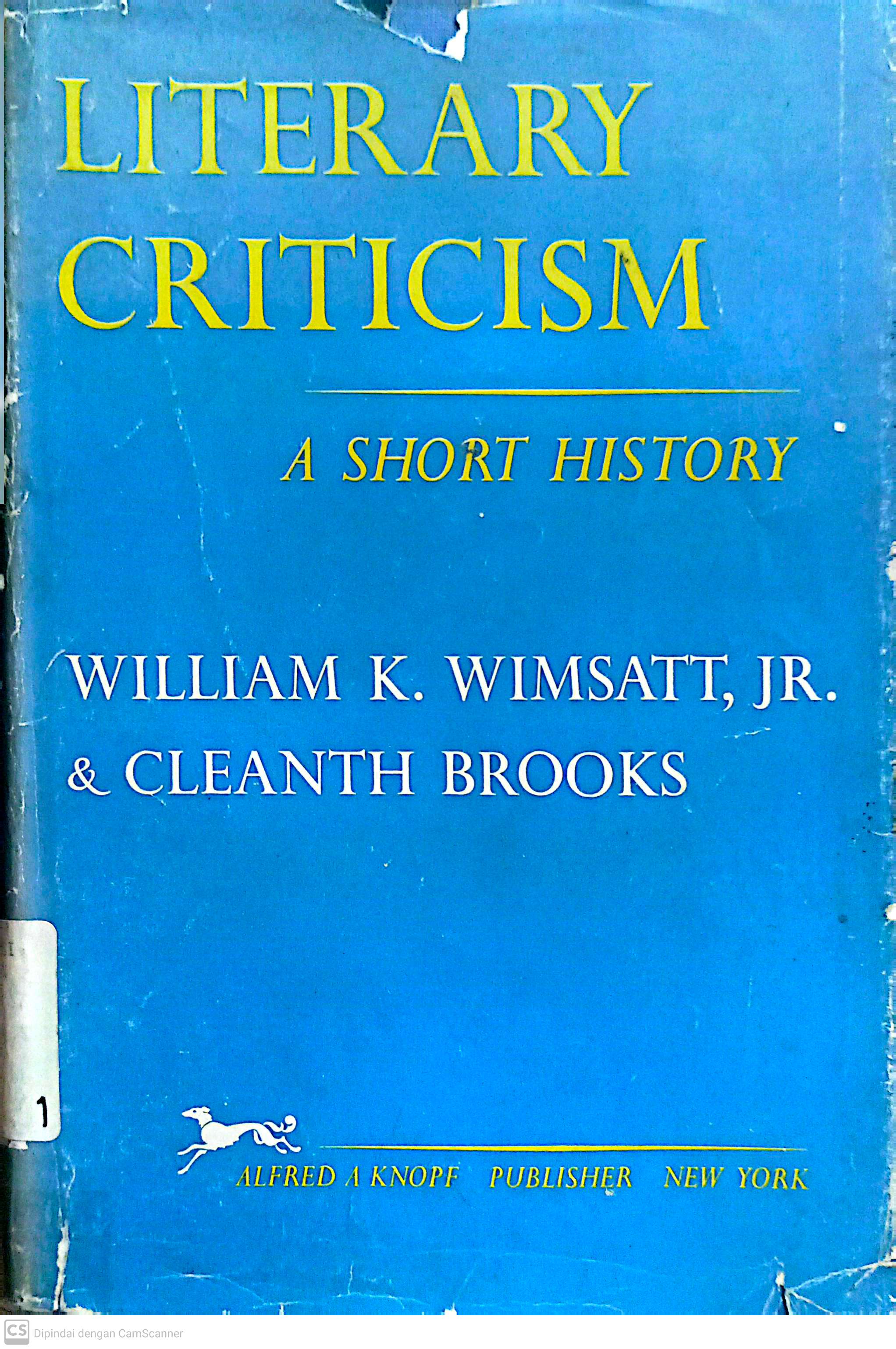 Literary Criticism : A Short History