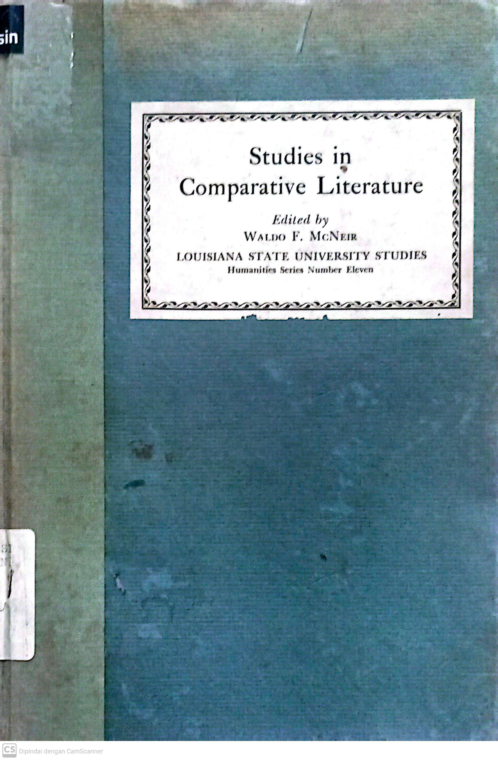 Studies in Comprative Literature