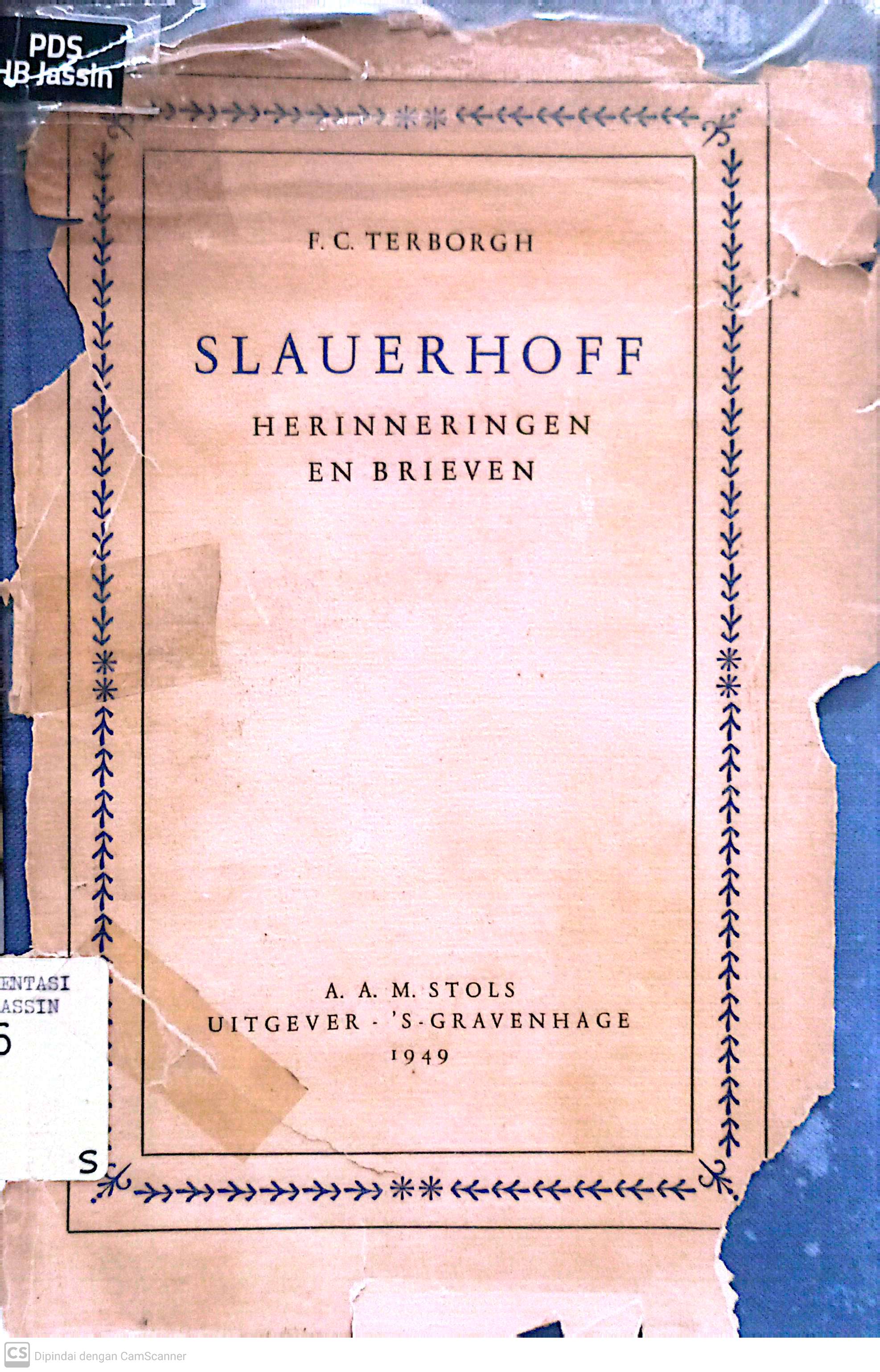 Slauerhoff : Hernneringen enbrieven