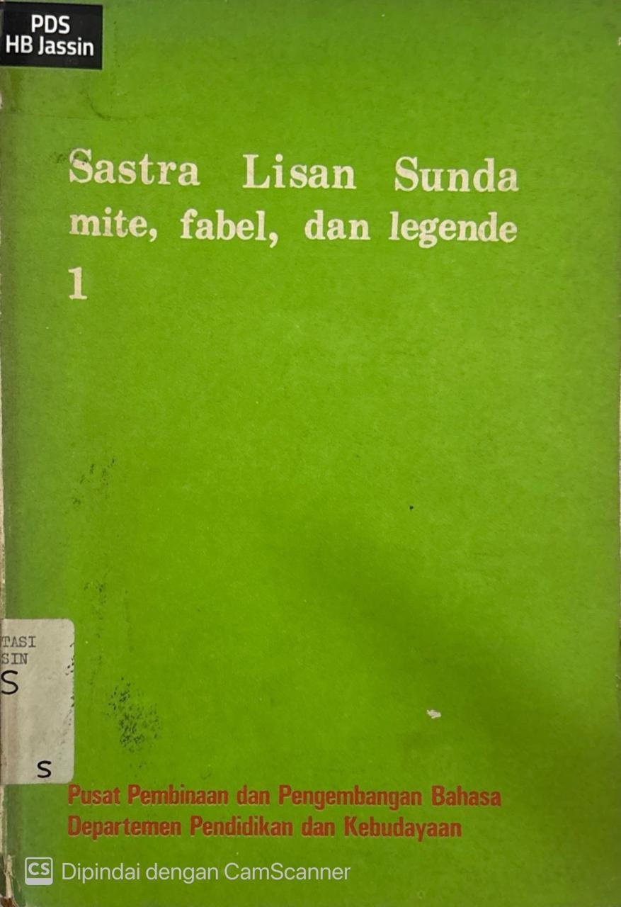 Sastra lisan Sunda mite, fabel, dan legende 1