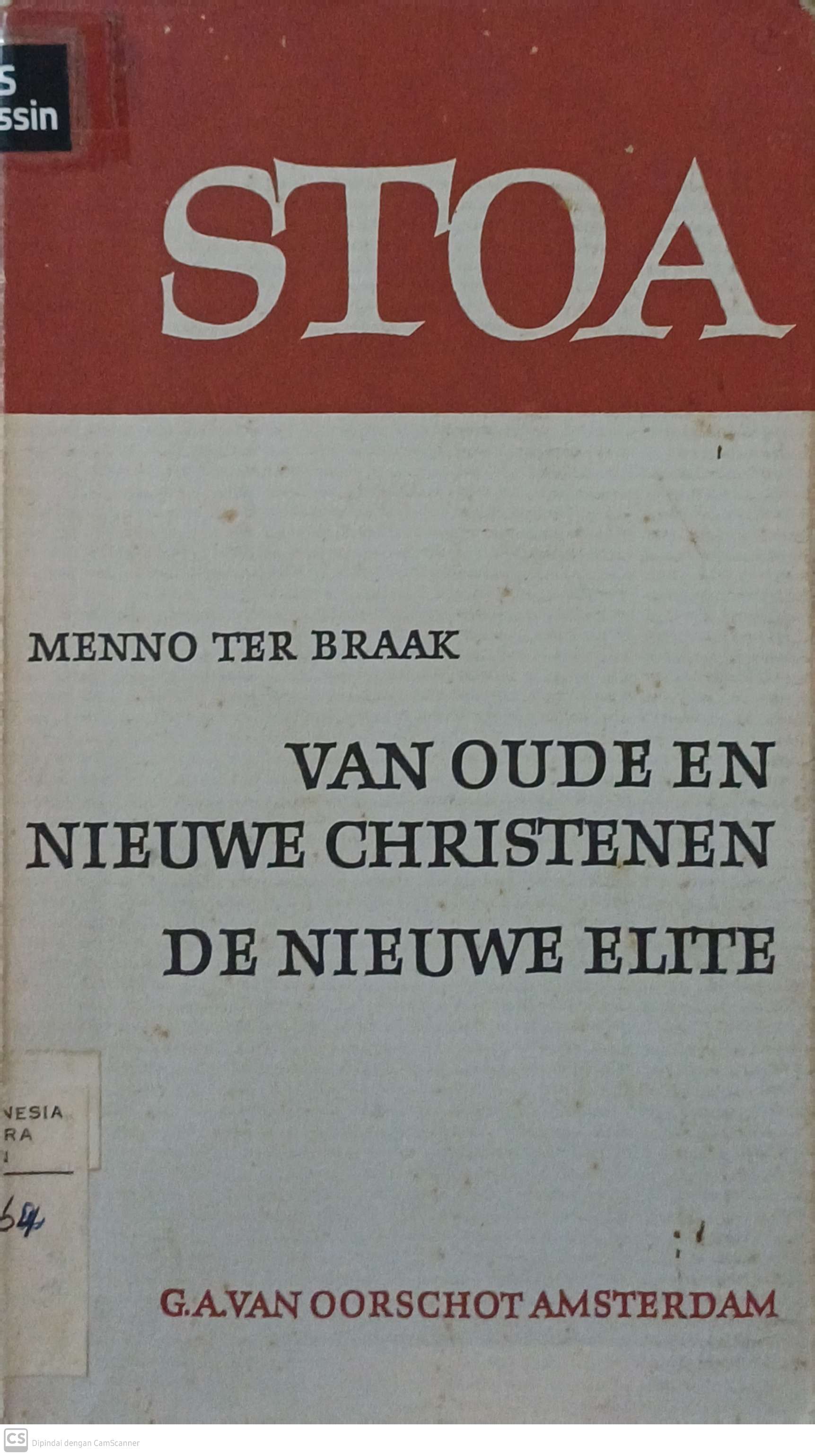 Van oude en nieuwe christenen : de nieuwe elite