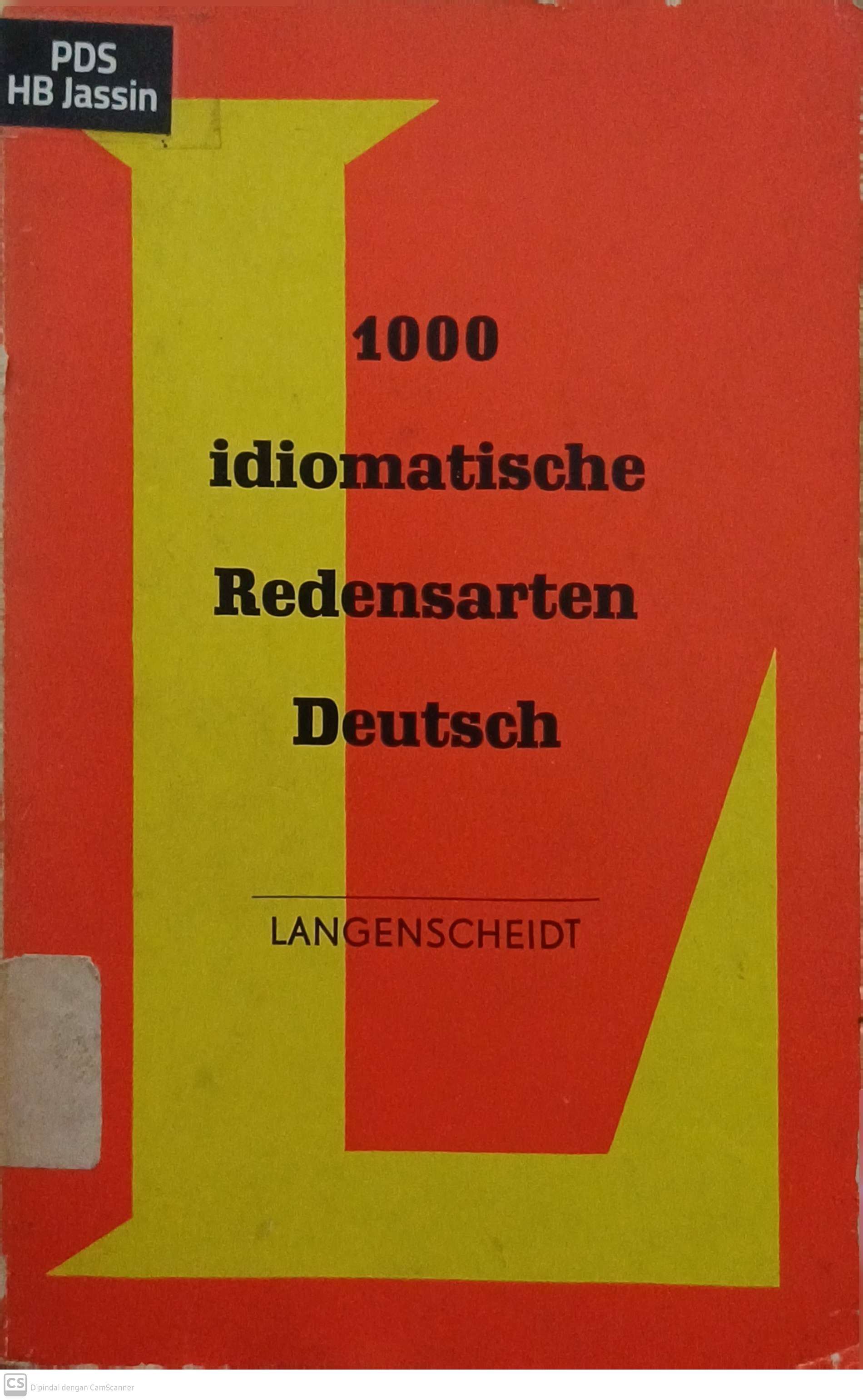 1000 idiomatische redensarten deutsch