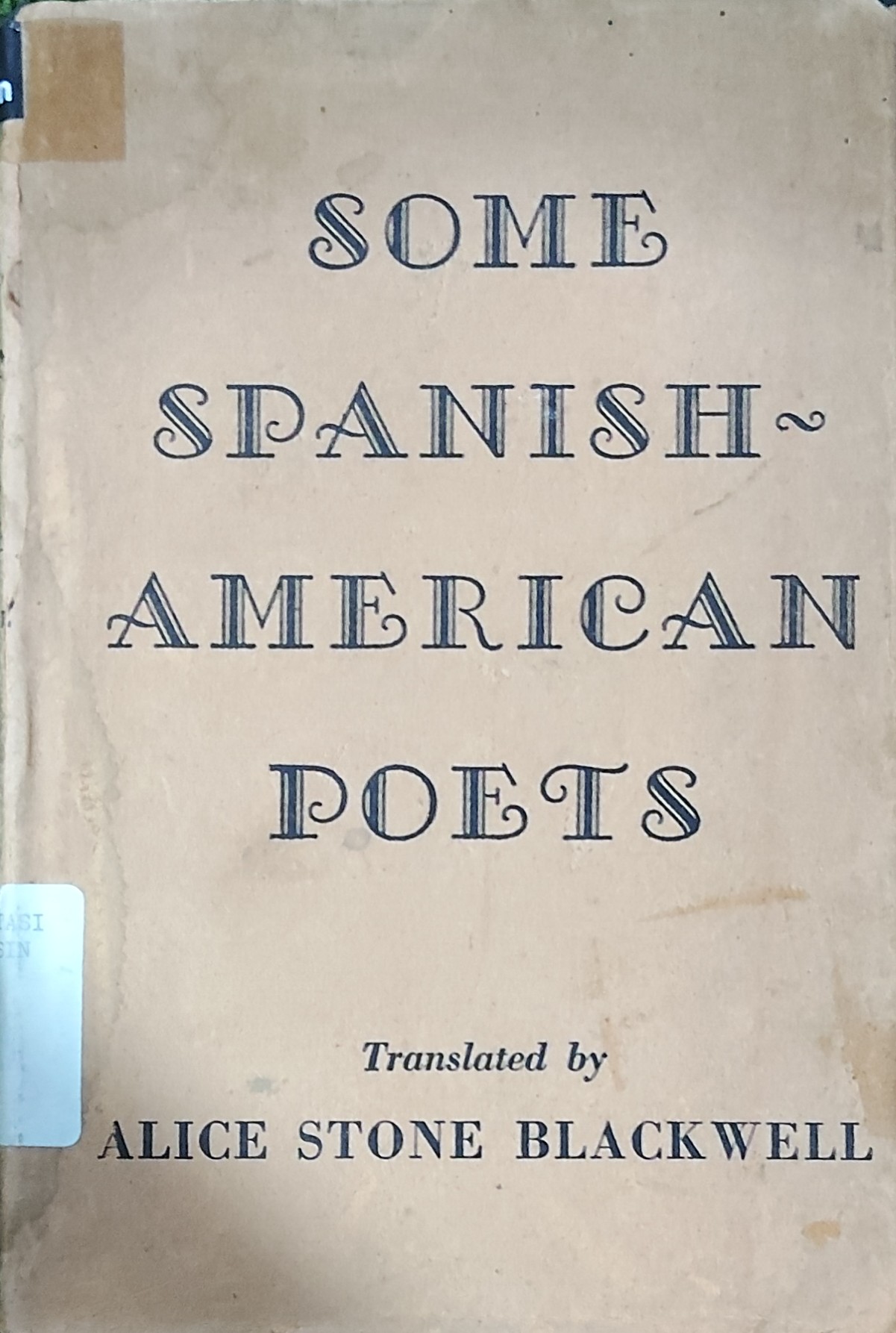 Some Spanish-American poets
