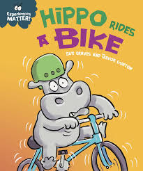 Hippo rides a bike