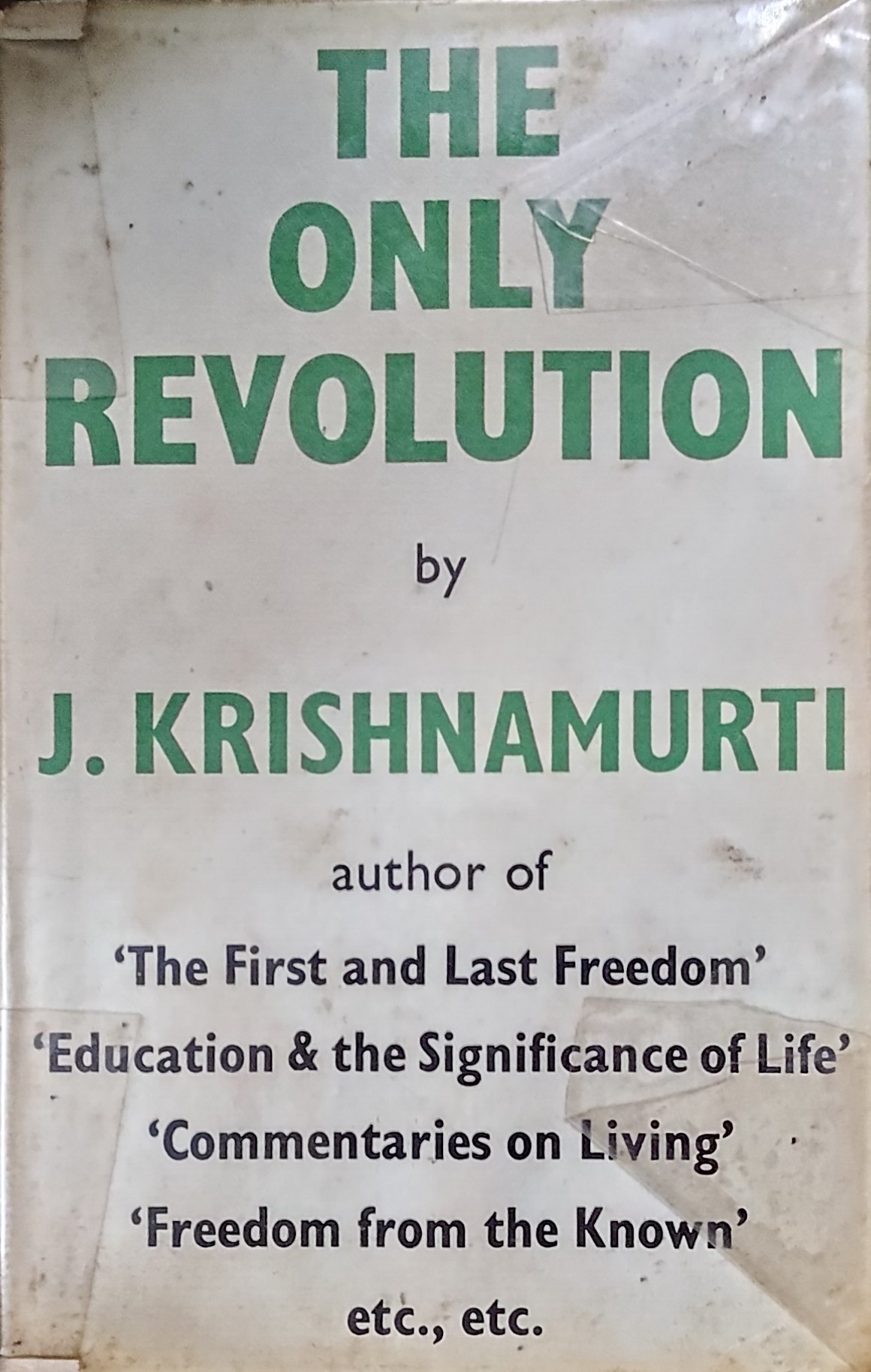 The only revolution