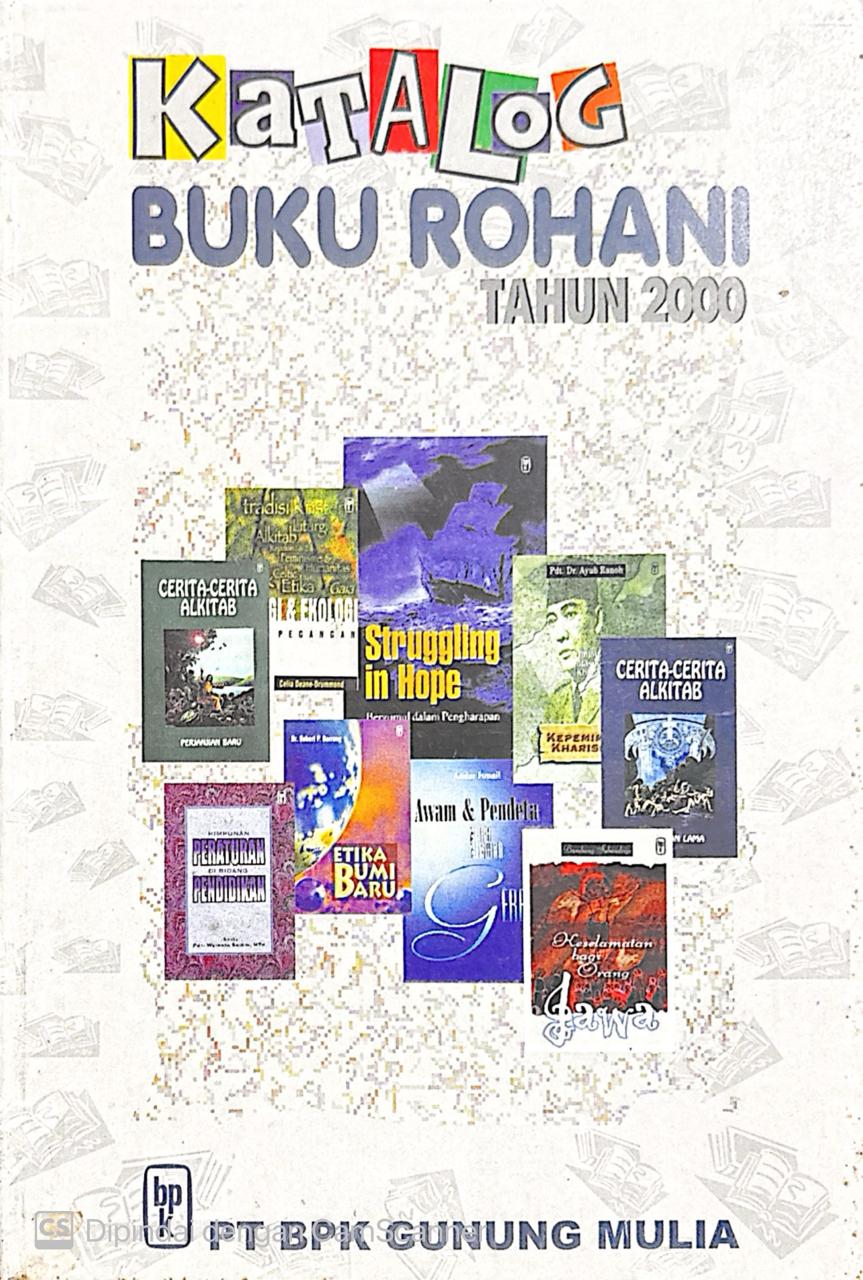 Katalog buku rohani tahun 2000