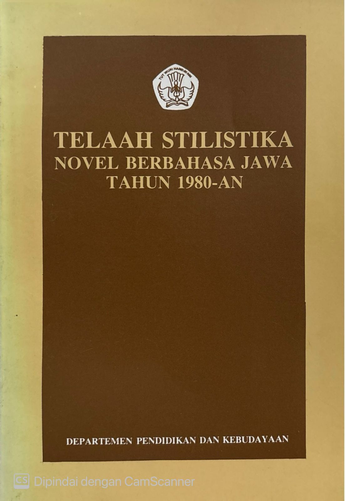 Telaah statistika novel erbahasa Jawa Tahun 1980-an