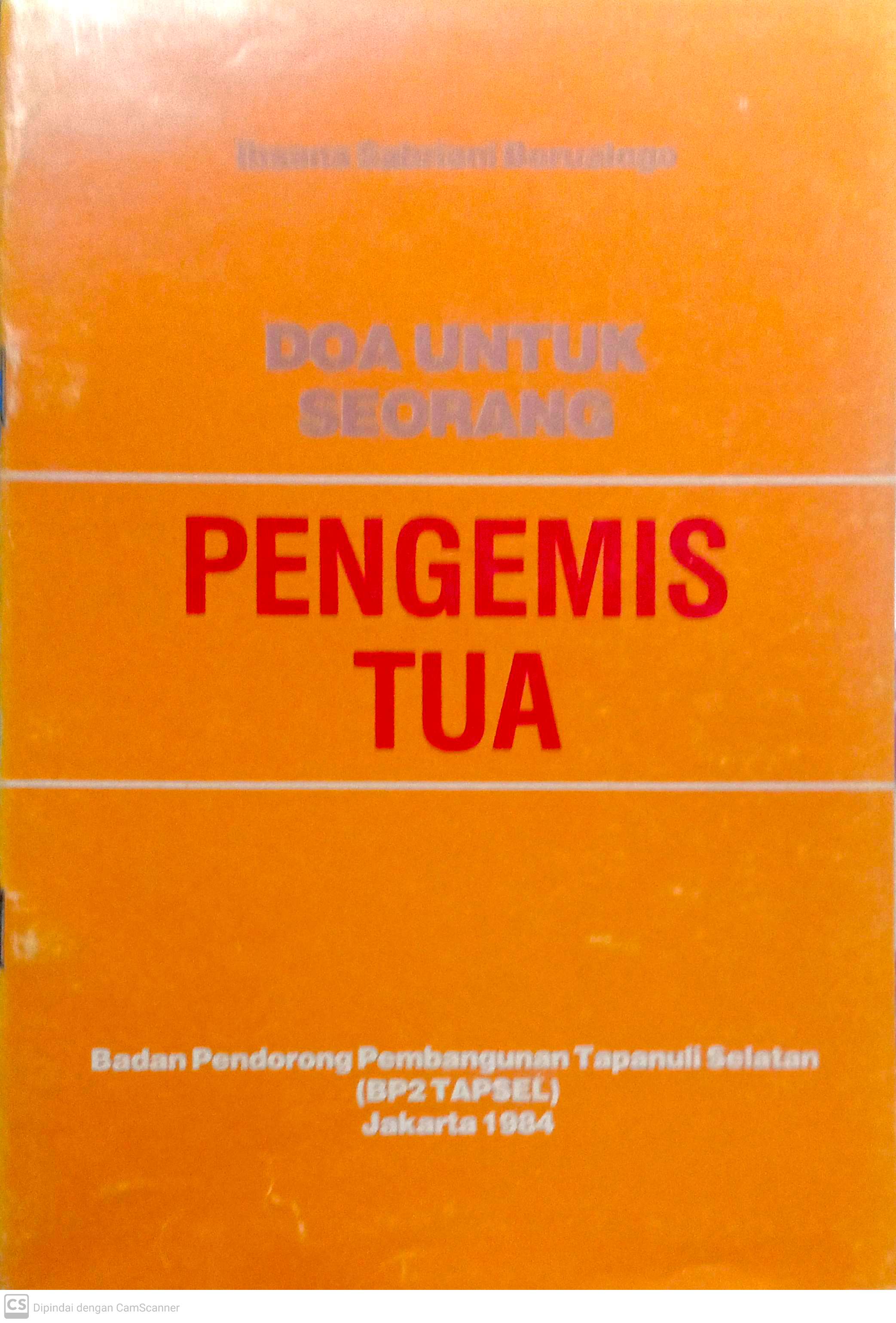 Doa untuk Seorang Pengemis Tua