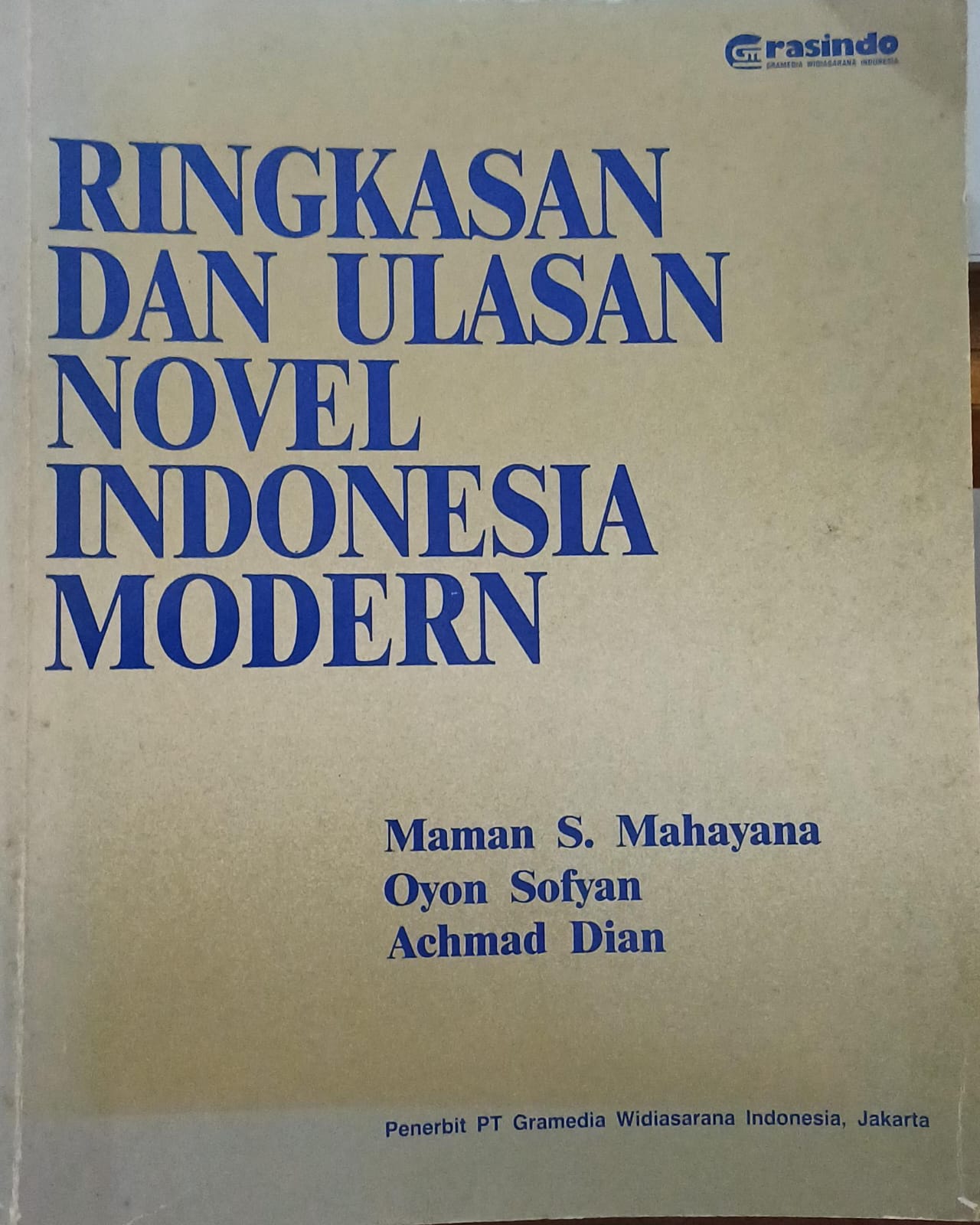 Ringkasan dan ulasan novel Indonesia modern