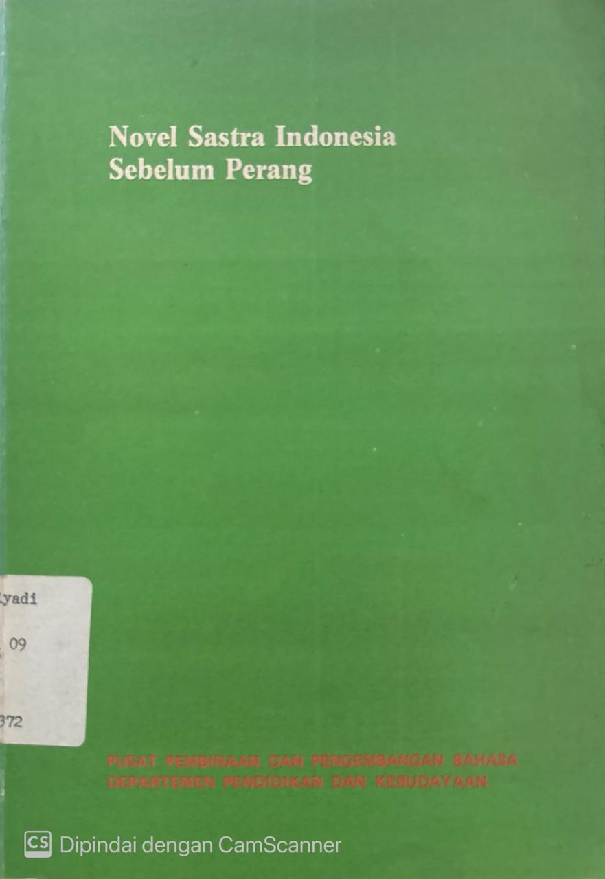 Novel sastra Indonesia sebelum perang