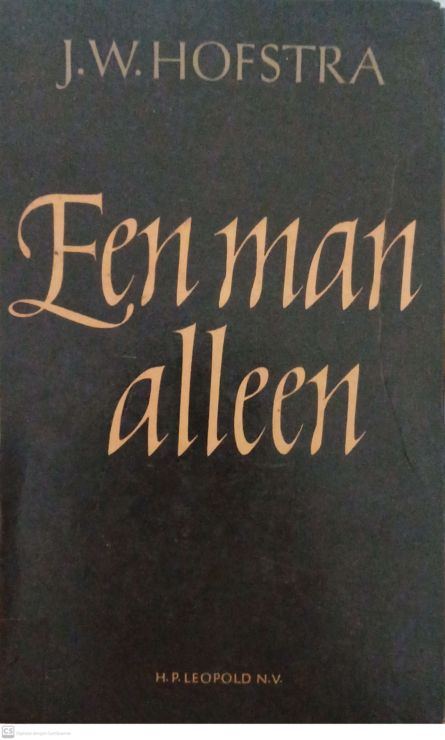 Een man allen