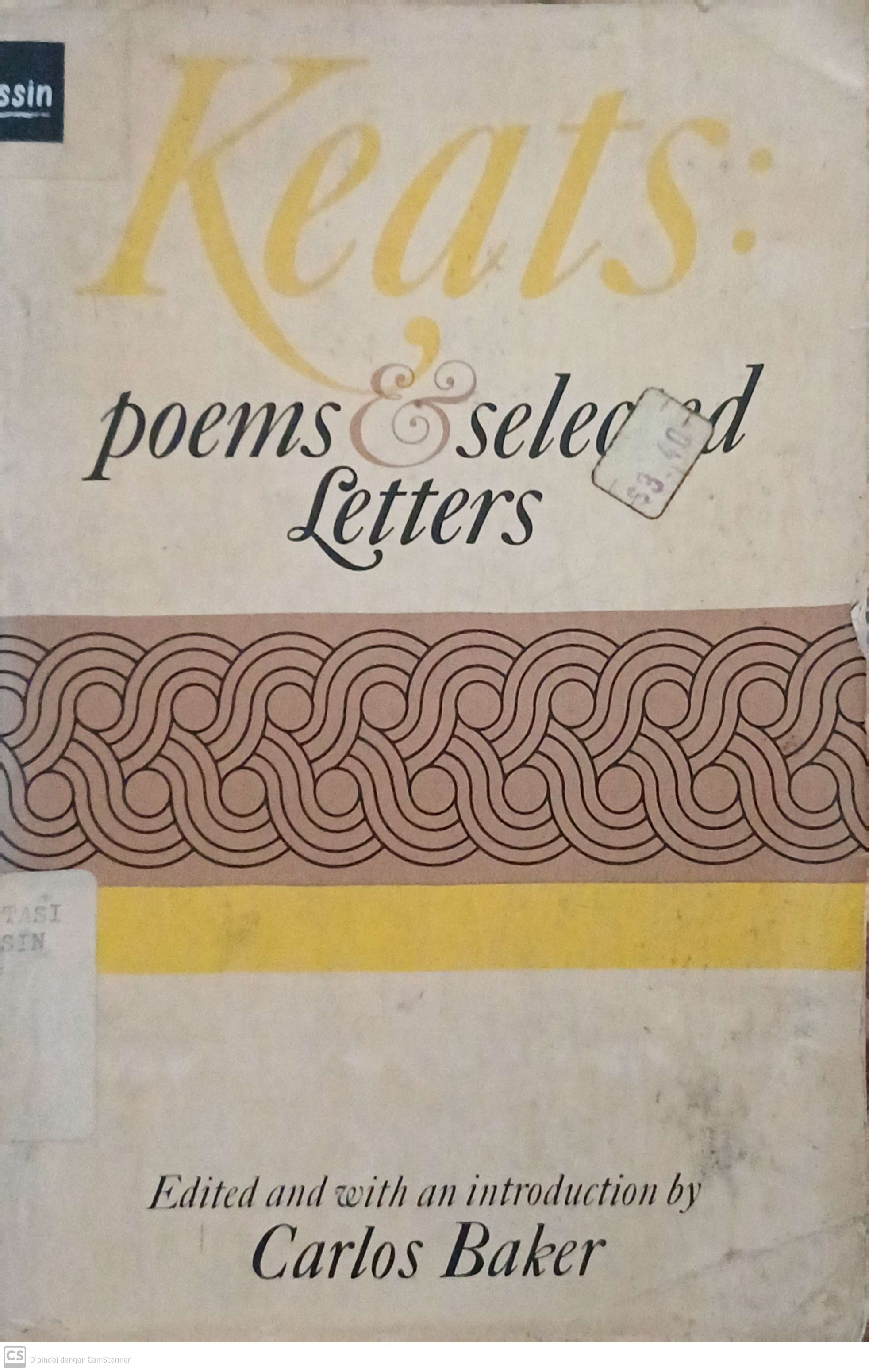 Keats : poems & selected letters