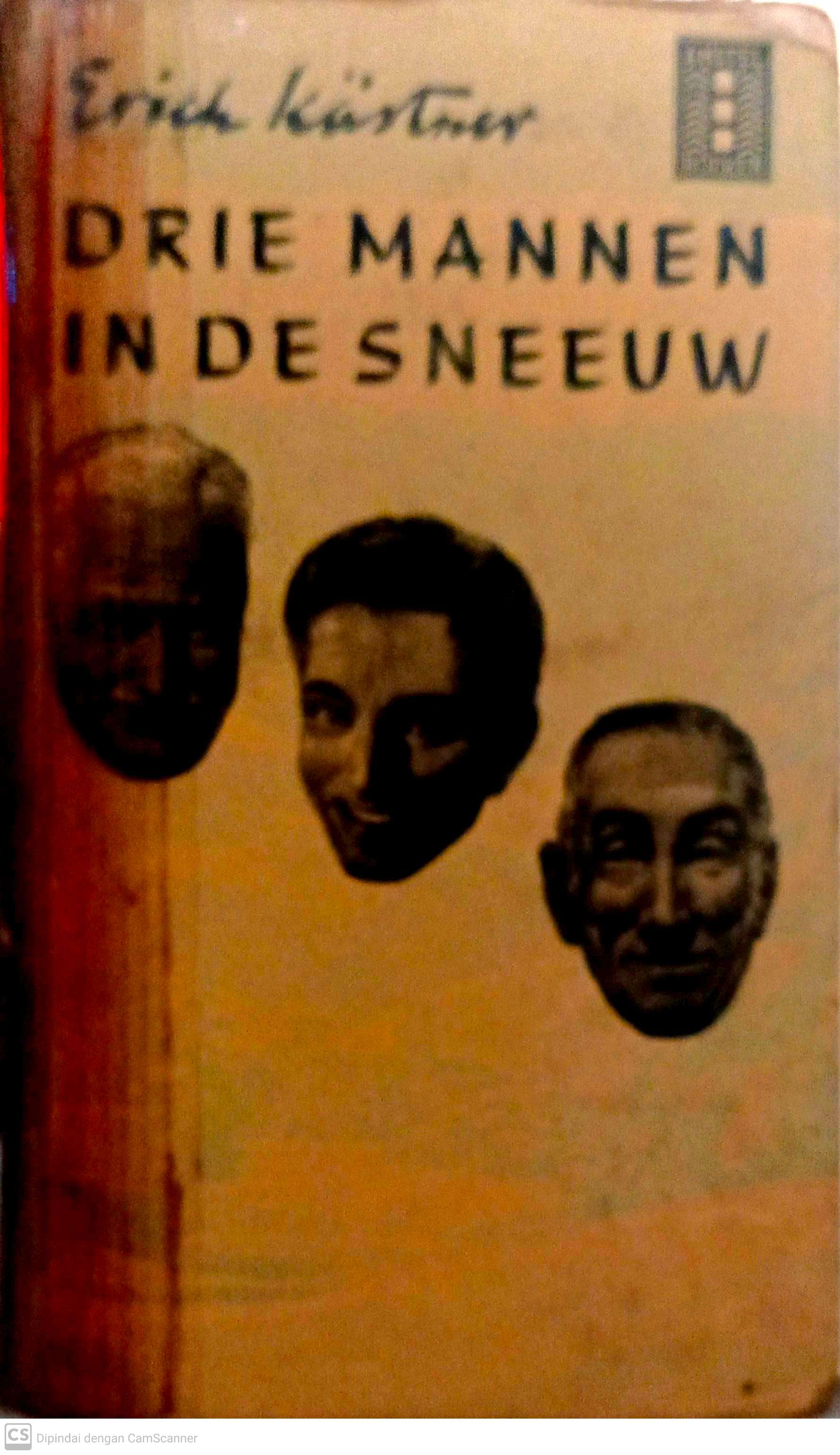 Drie mannen in de sneeuw