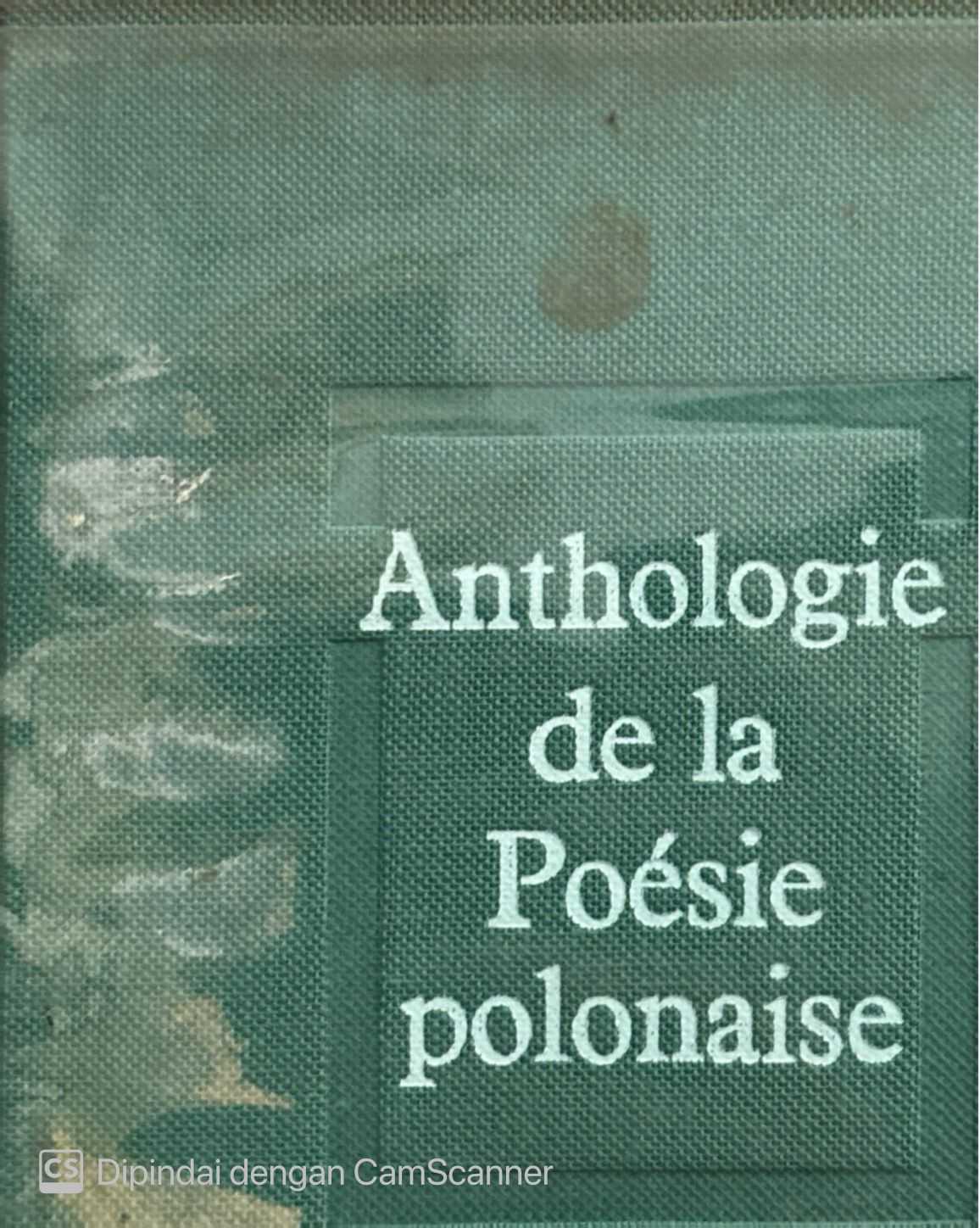 Anthologie de la poesie Polonaise