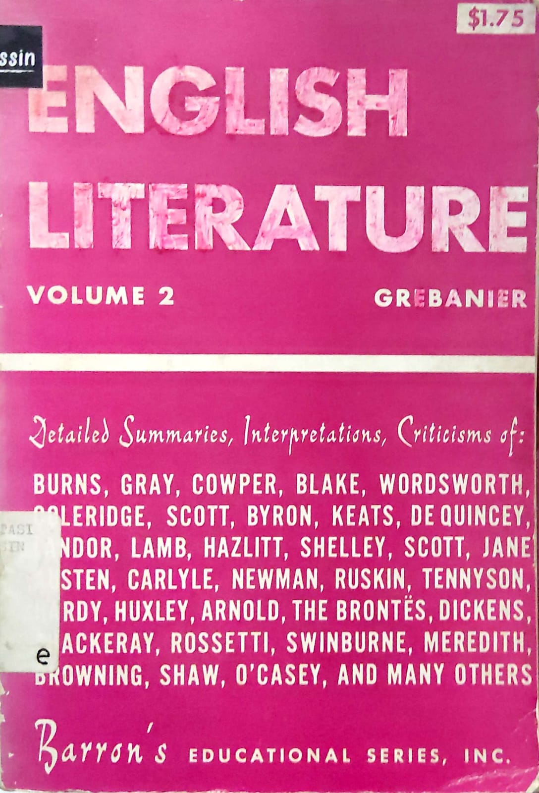 English Literature Vol 2