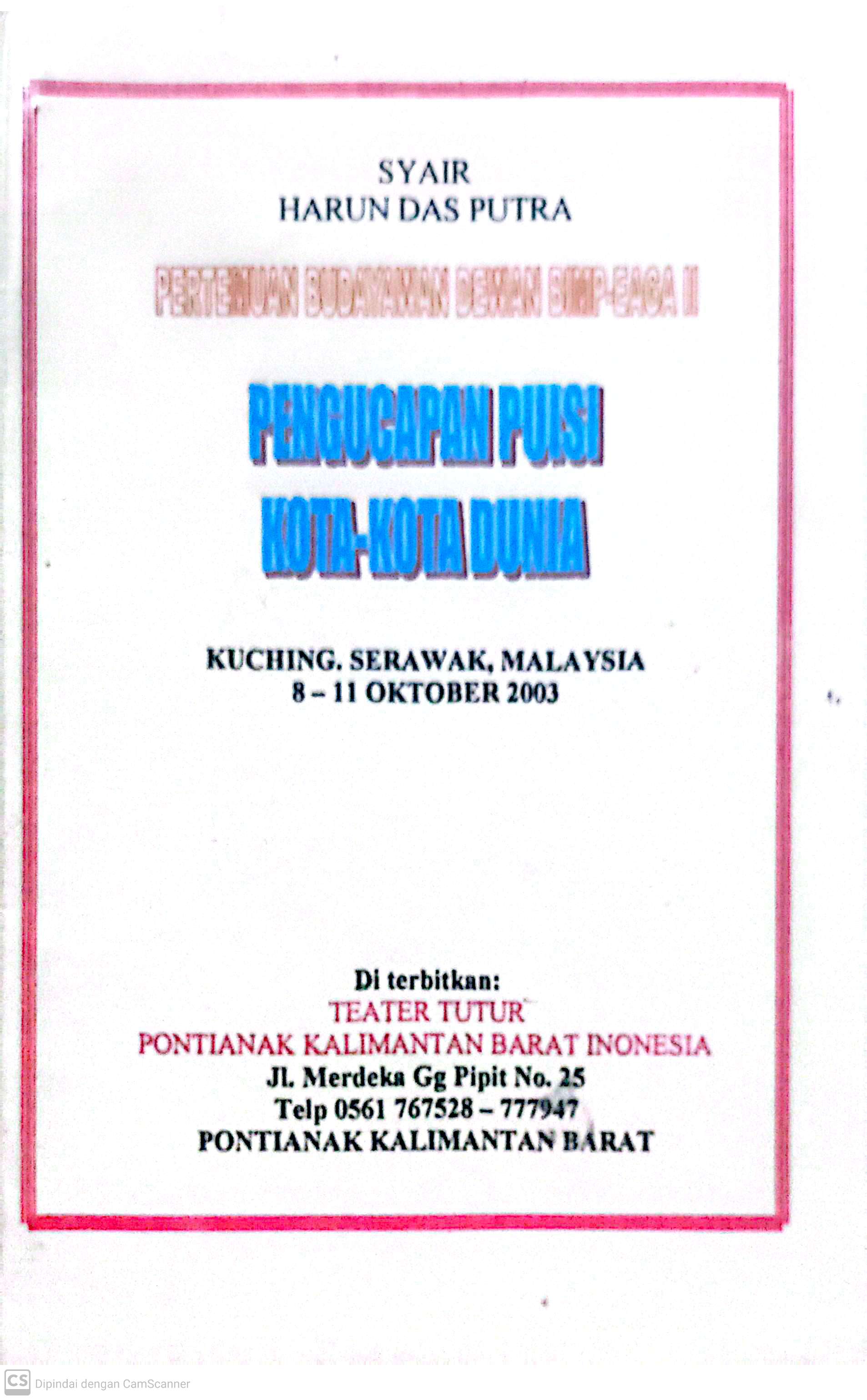 Pengucapan puisi kota-kota dunia