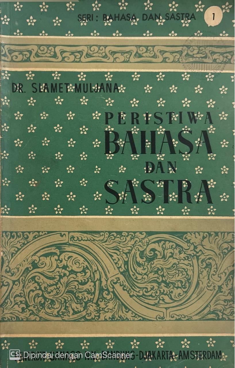 Peristiwa Bahasa dan Peristiwa Sastra