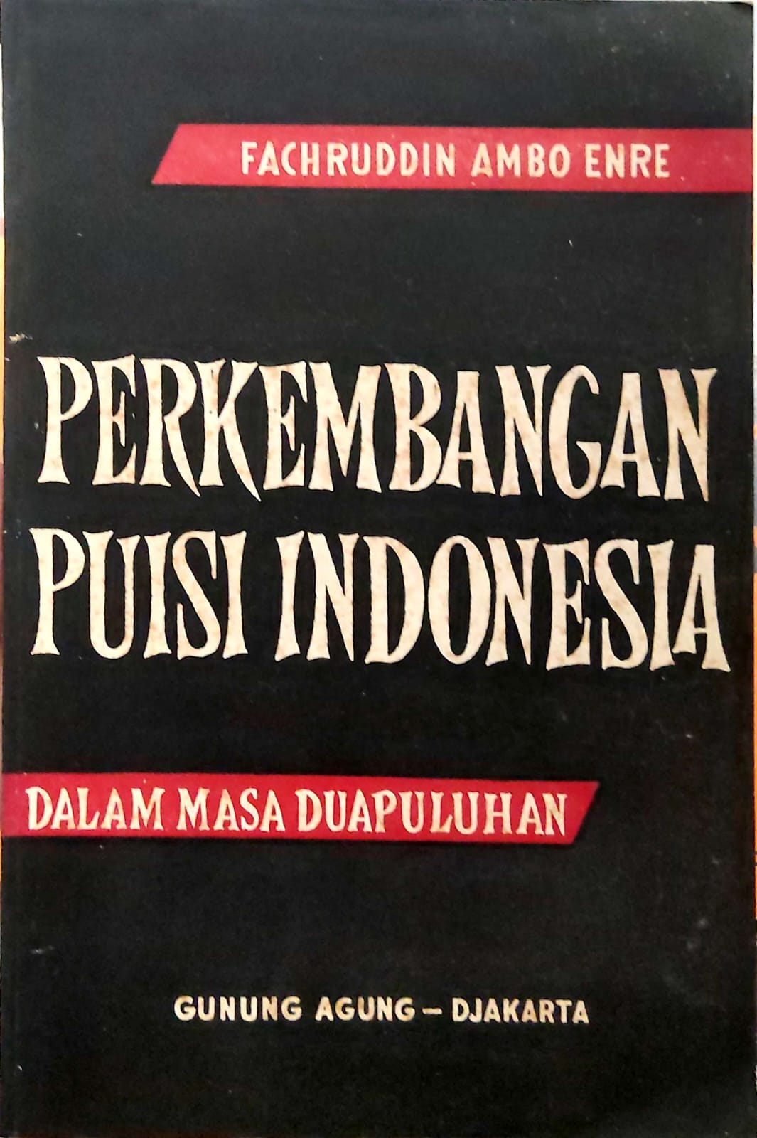 Perkembangan Puisi Indonesia Dalam Masa Dua Puluhan