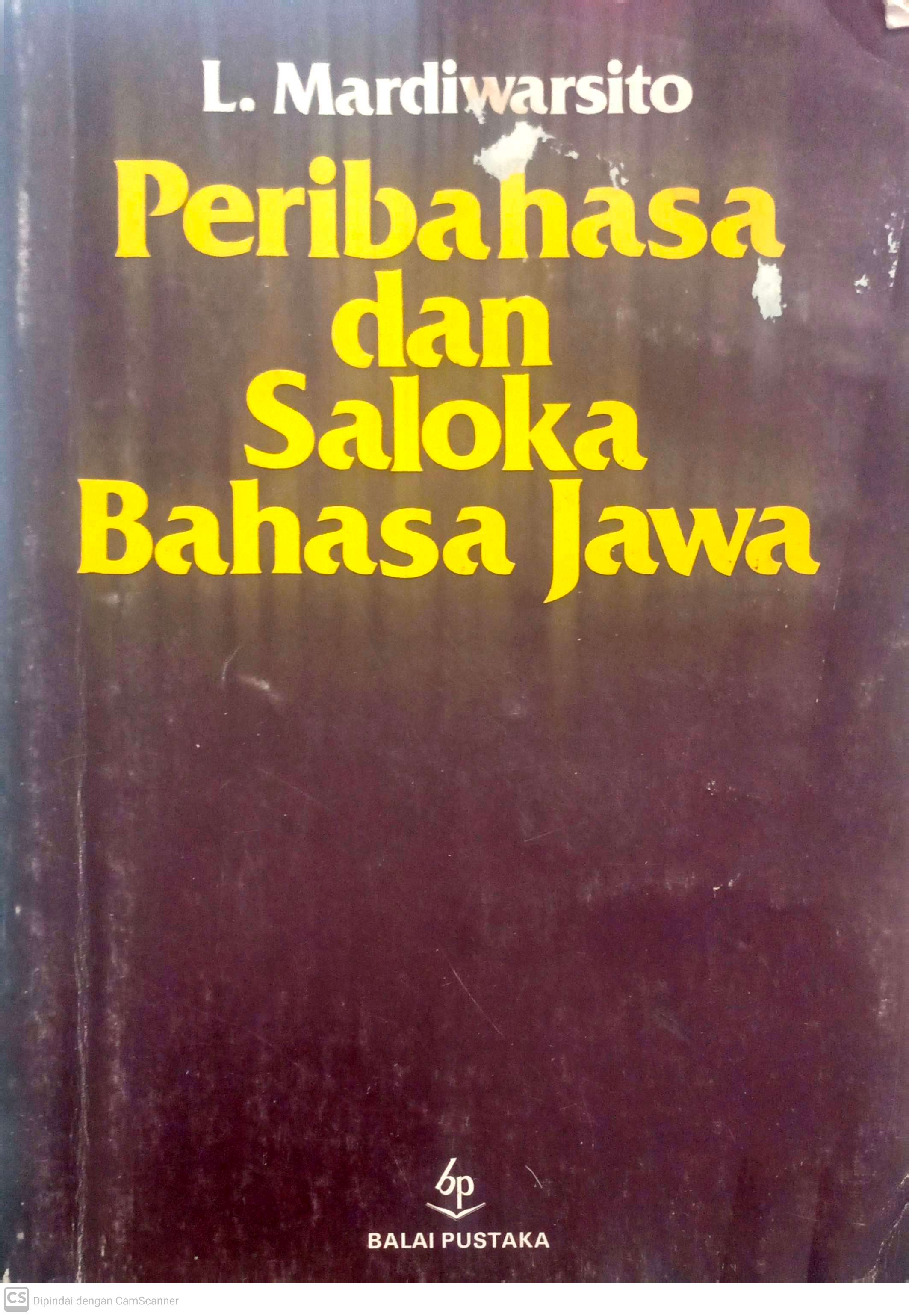 Peribahasa dan Saloka Bahasa Jawa