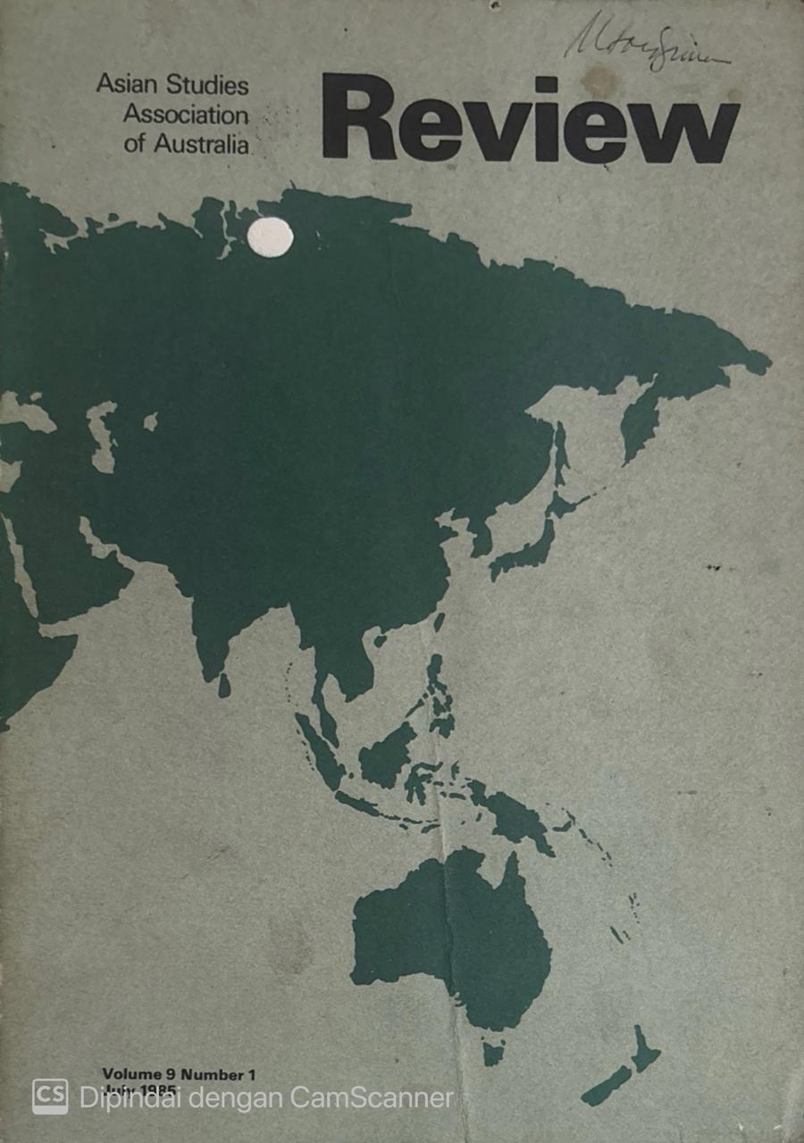 Review : Asian Studies of Australian Vol. 9 Number 1