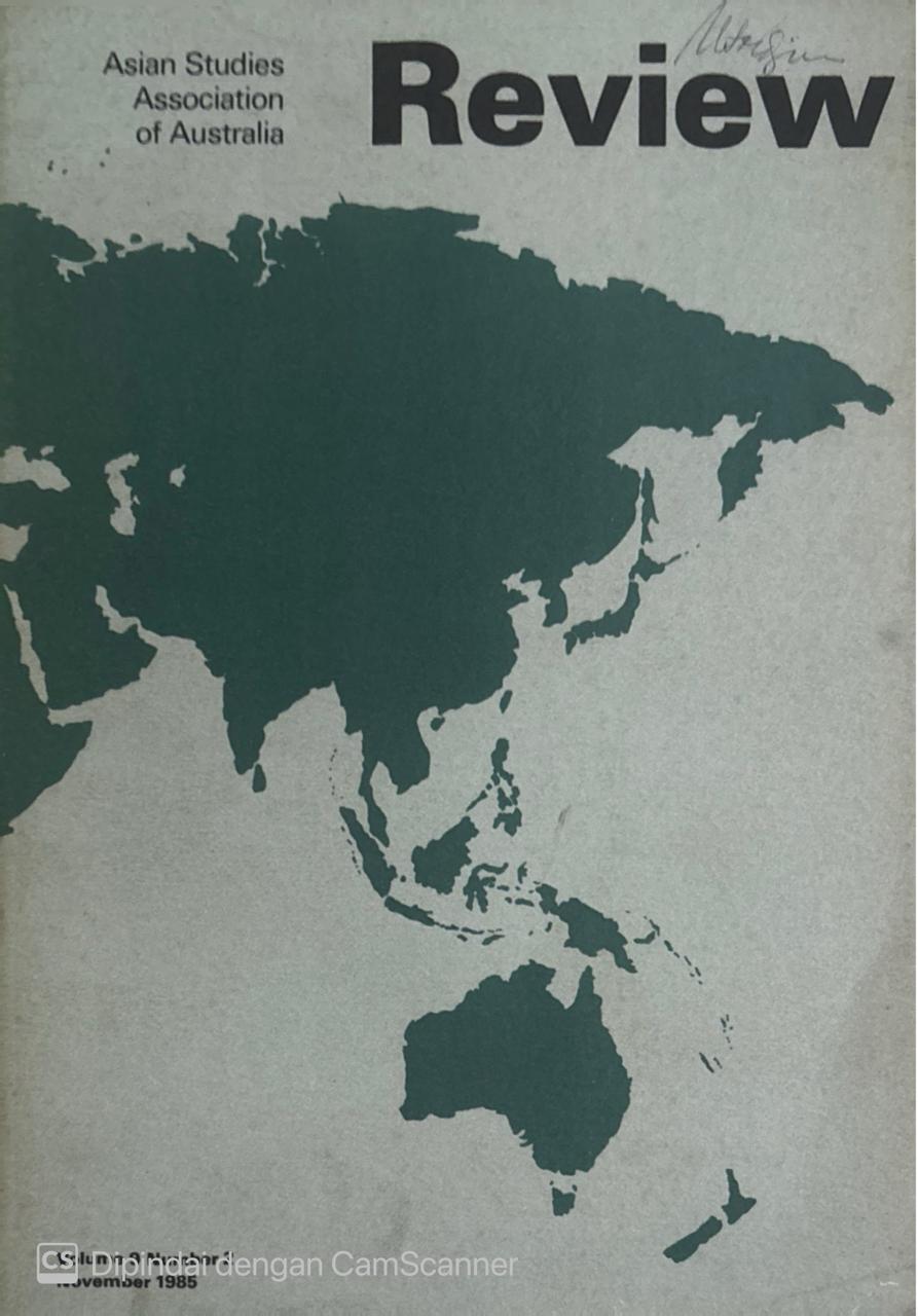 Review Asian Studies Of Australian : Vol. 9 Number 2