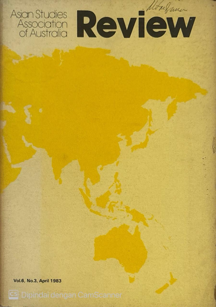 Review : Asian Studies of Australian Vol. 6 Number 3