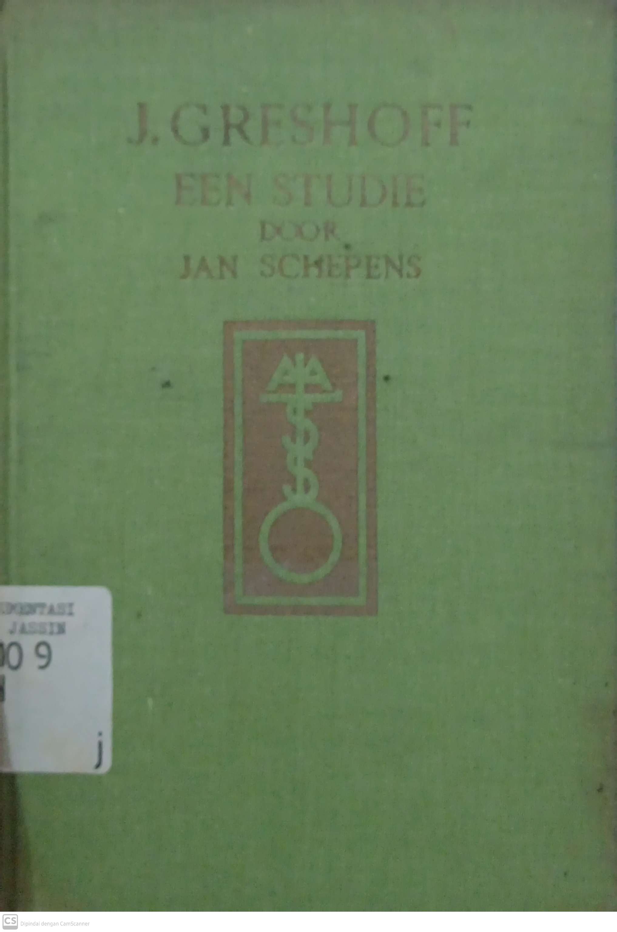 J. Greshoff, Een studie