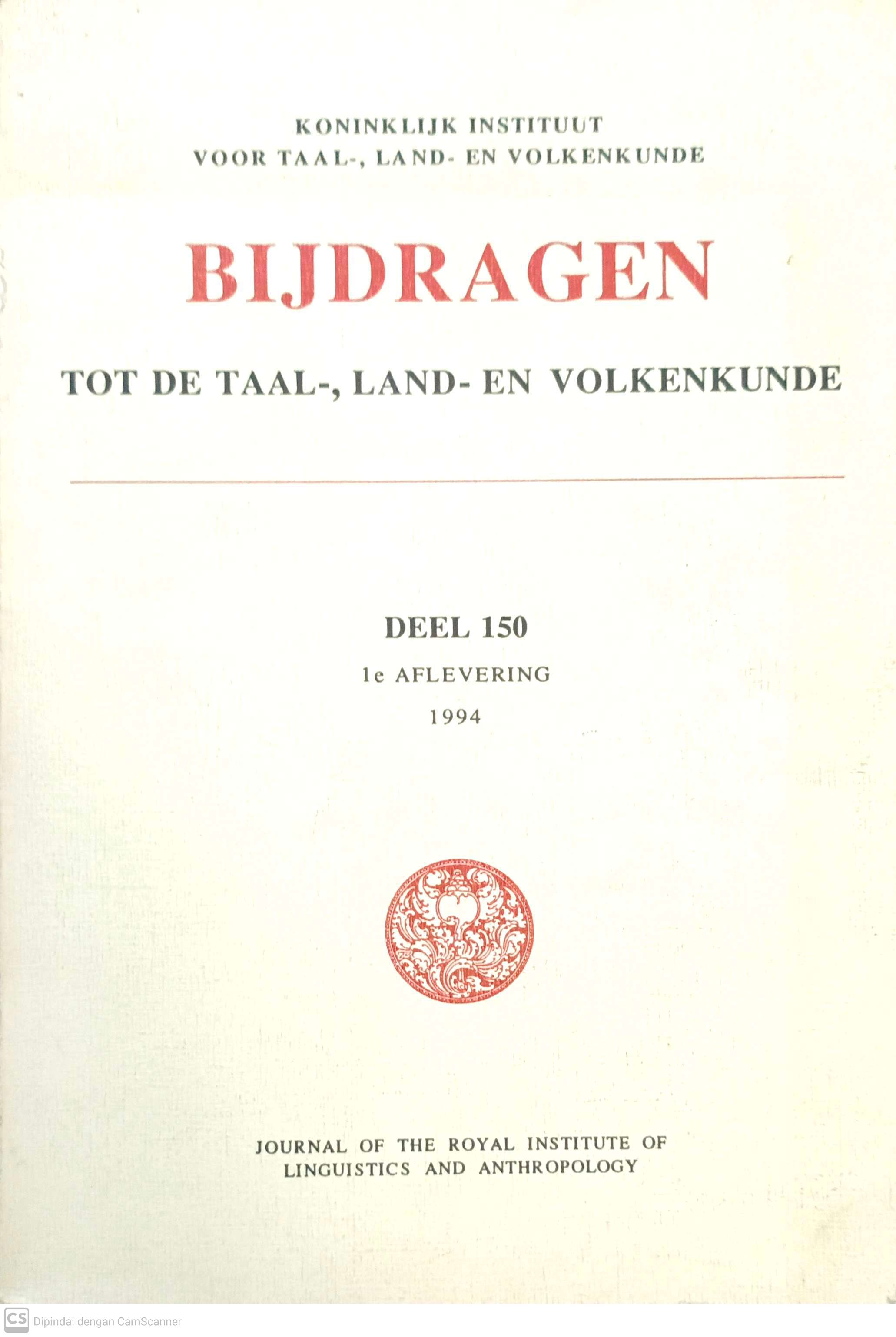 Bijdragen : Tot De Taal - Land - En Volkenkunde