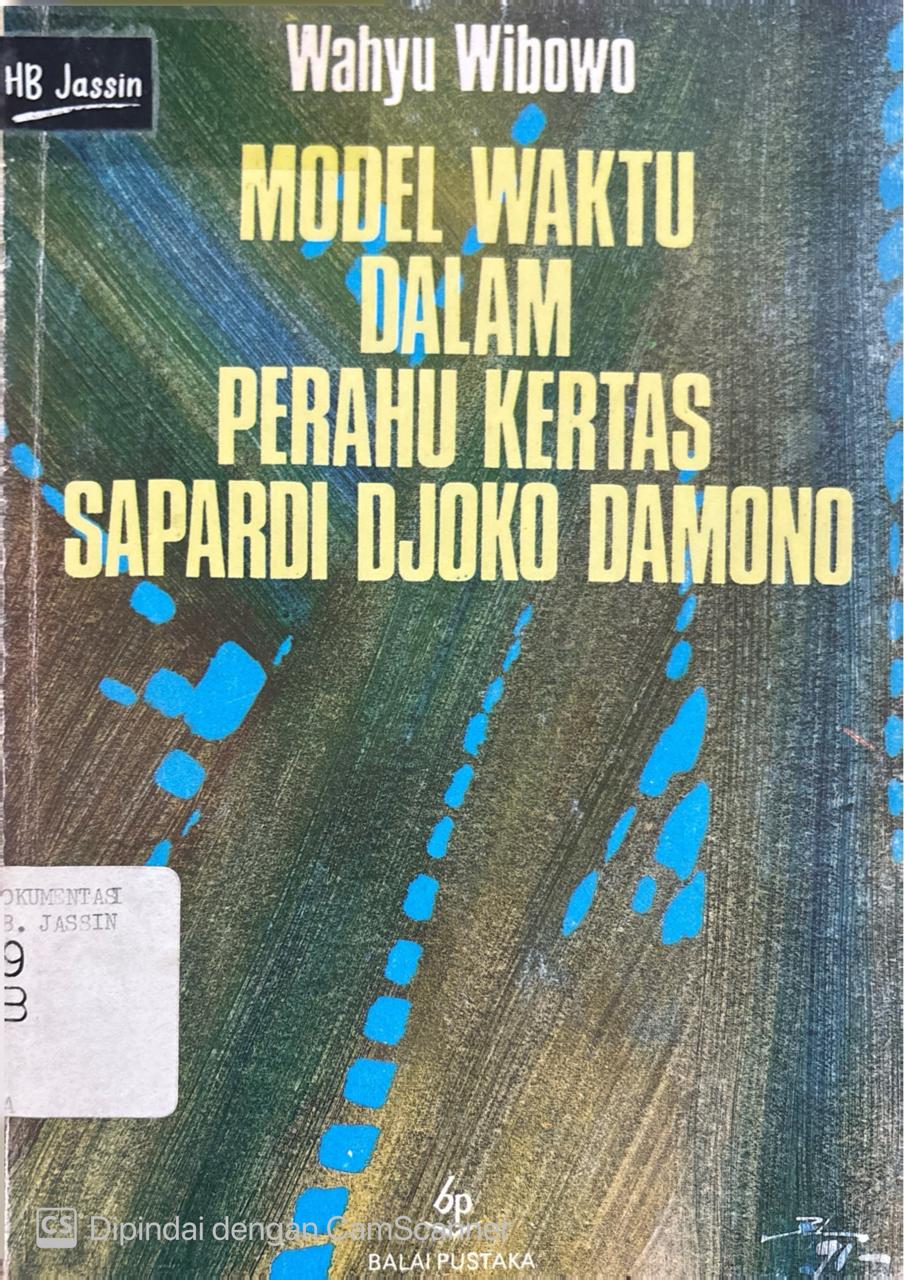 Model Waktu dalam Perahu Kertas Sapardi Djoko Damono
