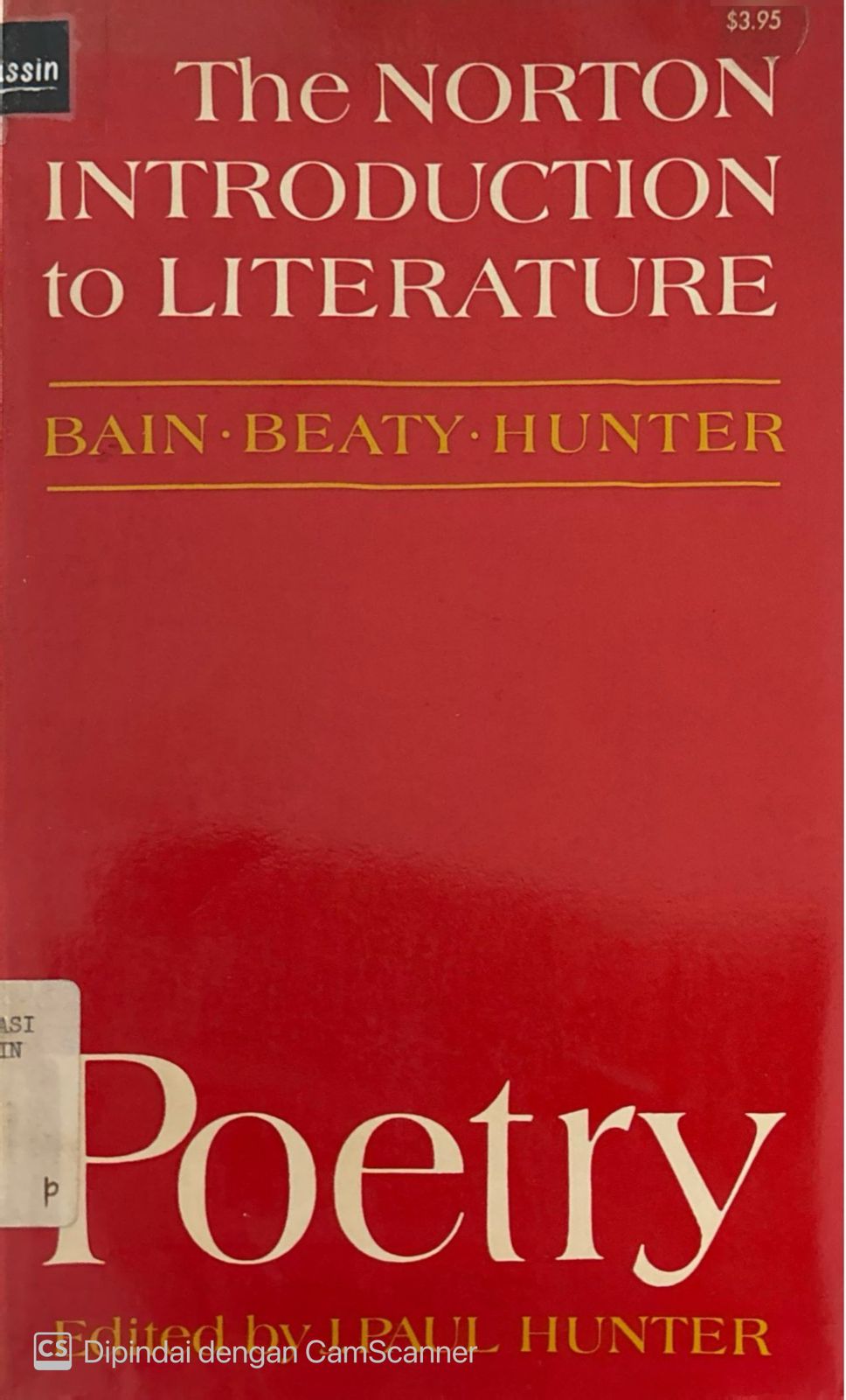 The Norton Introduction to Literature : Poetry