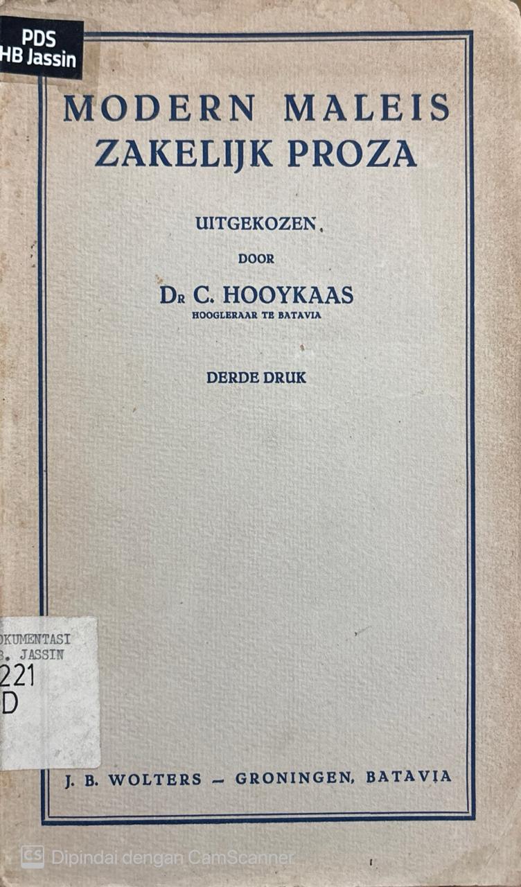 Modern Maleis zakelijk proza
