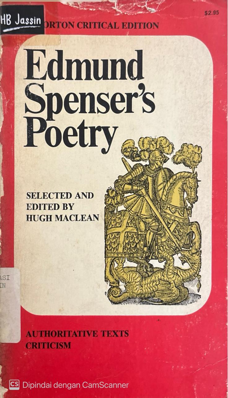 Edmund Spenser's Poetry : Authoritative Texts Criticism