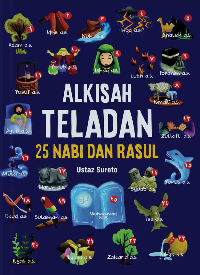 Alkisah teladan 25 nabi dan rasul / Suroto ; penyunting, Arif Ishartadi