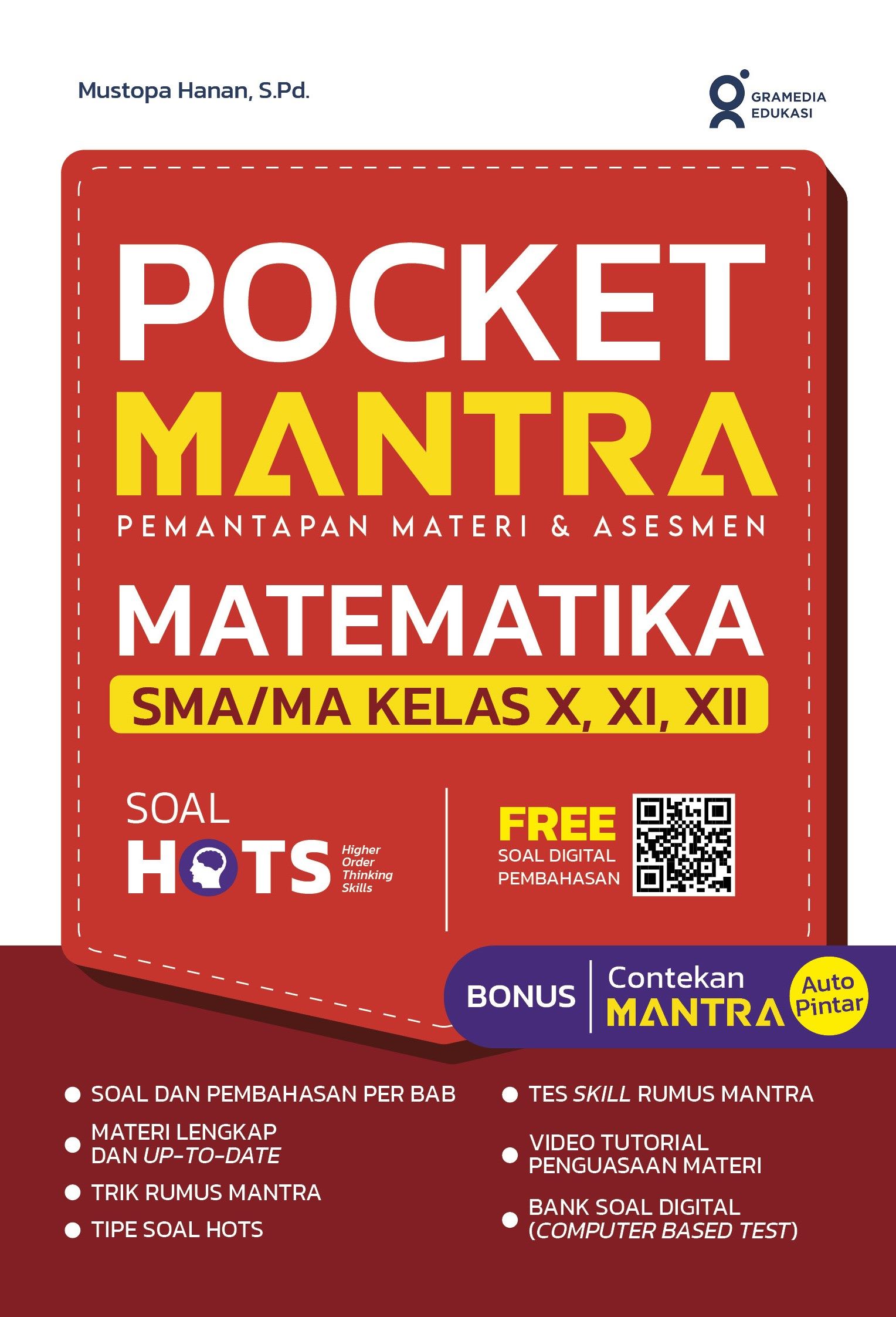 Pocket mantra matematika SMA/MA kelas X, XI, XII