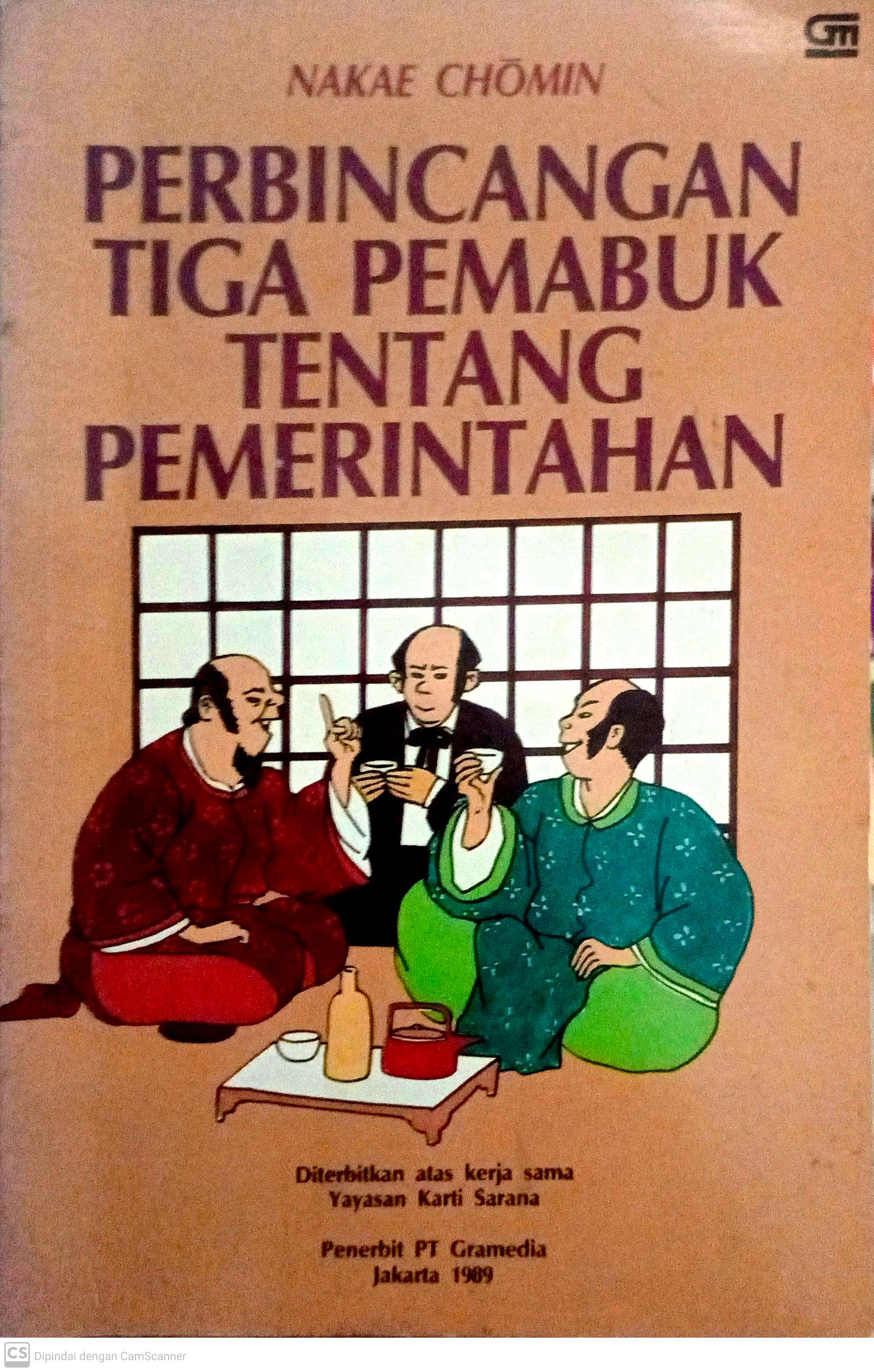 Perbincangan tiga pemabuk tentang pemerintahan / Nakae Chomin